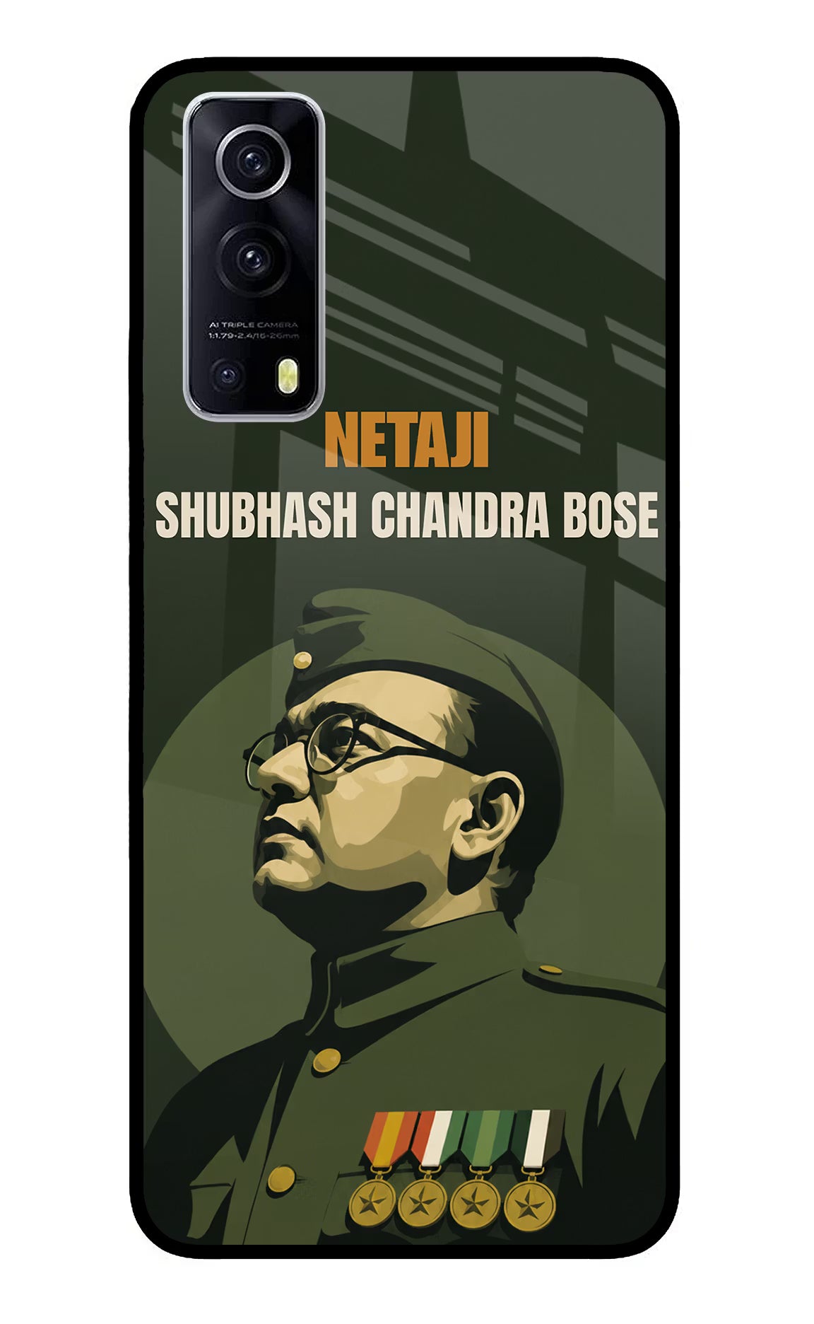 Netaji Legacy iQOO Z3 5G Glass Case - Netaji Legacy iQOO Z3 5G Glass Case Netaji Legacy iQOO Z3 5G Glass Case