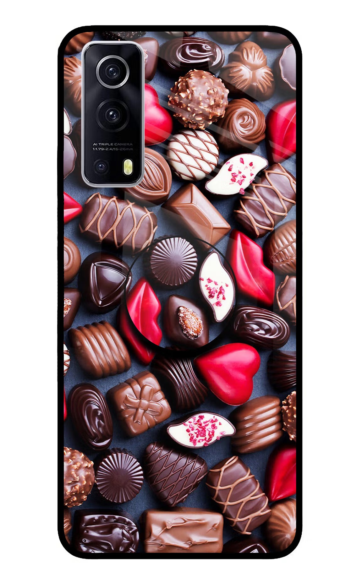 Chocolates iQOO Z3 5G Pop Case - Chocolates iQOO Z3 5G Pop Case by Casekaro Chocolates iQOO Z3 5G Pop Case by Casekaro