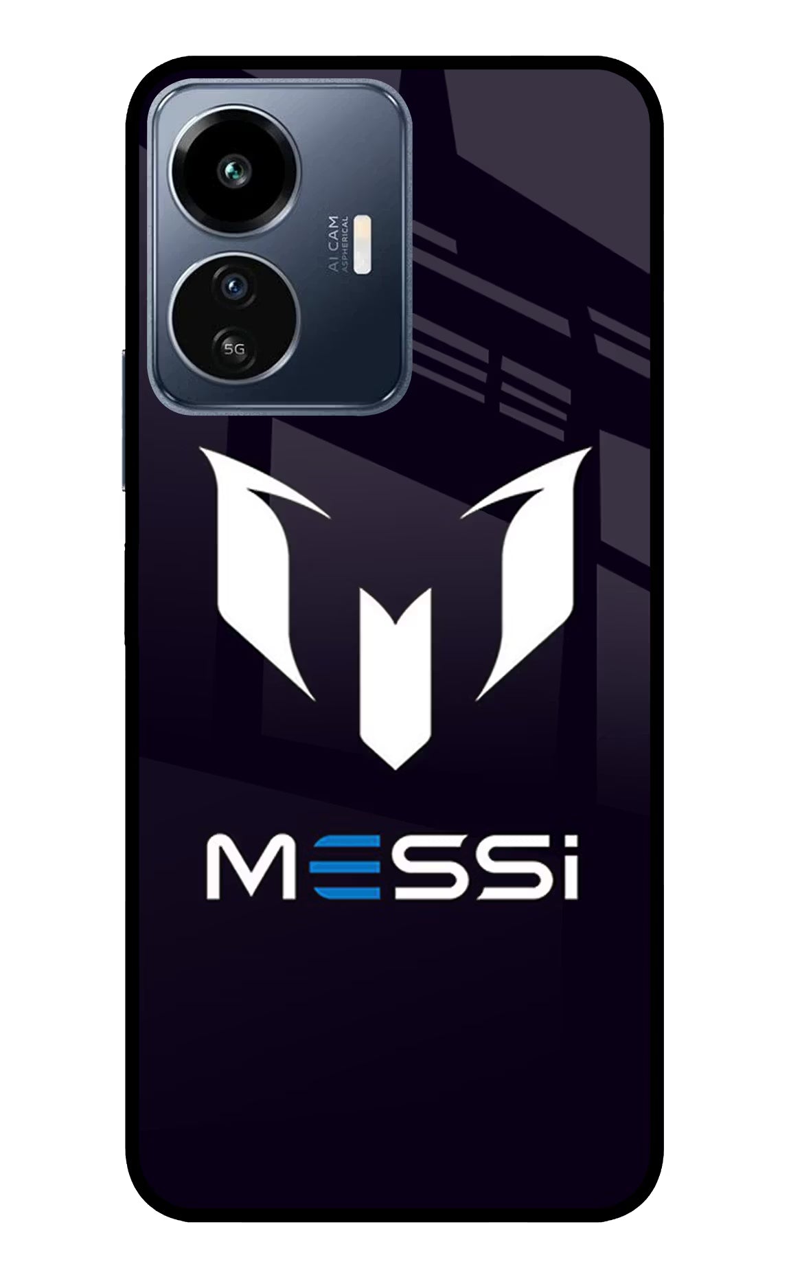 Messi Logo IQOO Z6 Lite 5G Glass Case - Messi Logo IQOO Z6 Lite 5G Glass Case Messi Logo IQOO Z6 Lite 5G Glass Case