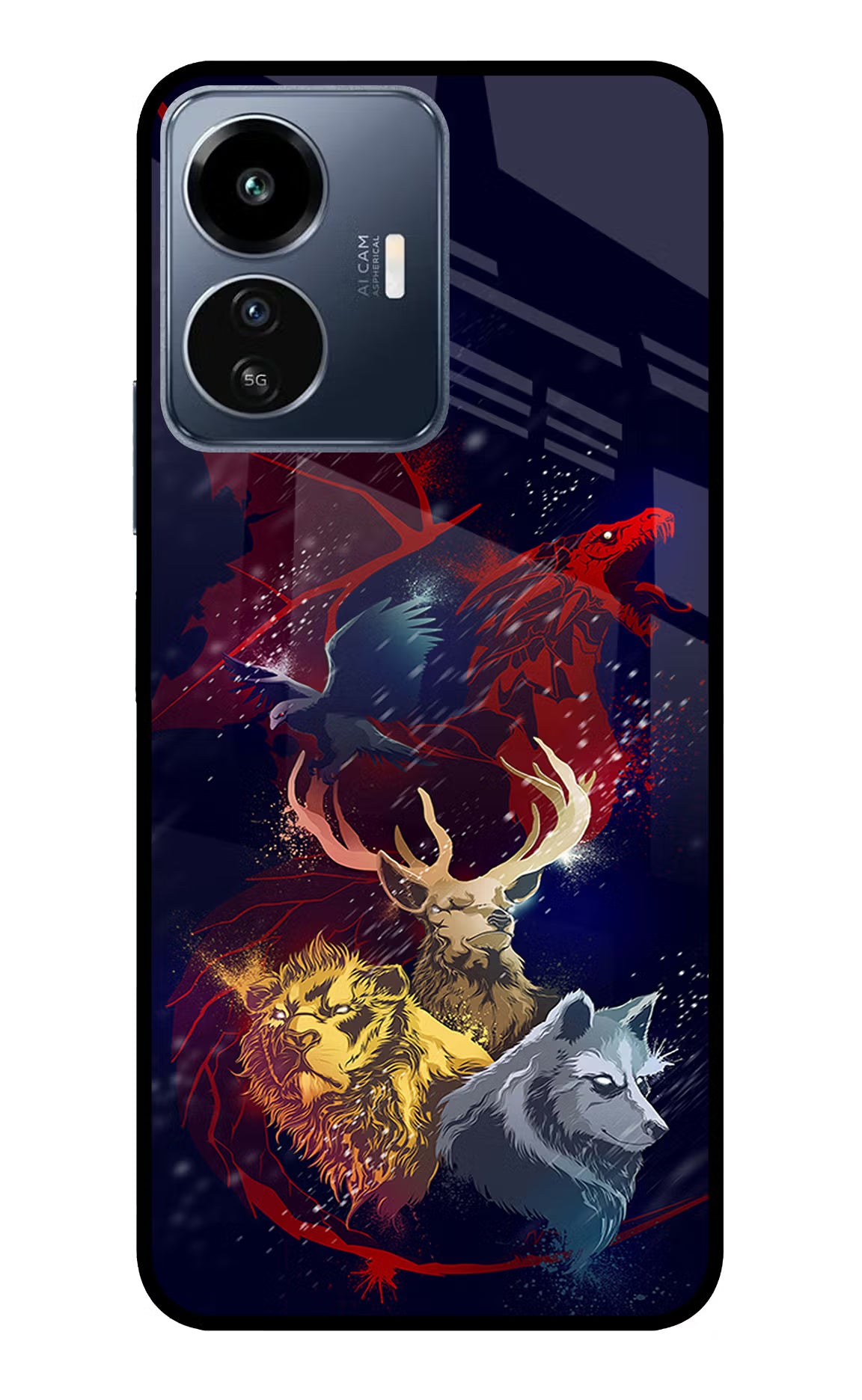 Game Of Thrones IQOO Z6 Lite 5G Glass Case - Game Of Thrones IQOO Z6 Lite 5G Glass Case Game Of Thrones IQOO Z6 Lite 5G Glass Case