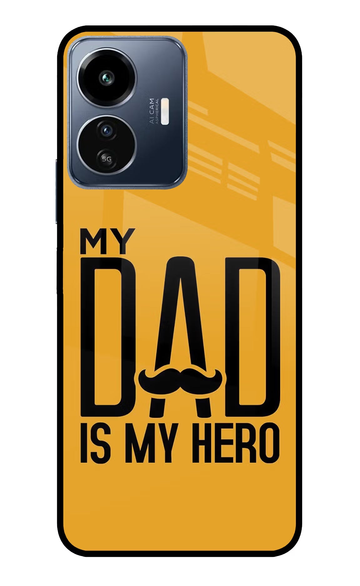My Dad Is My Hero IQOO Z6 Lite 5G Glass Case - My Dad Is My Hero IQOO Z6 Lite 5G Glass Case My Dad Is My Hero IQOO Z6 Lite 5G Glass Case