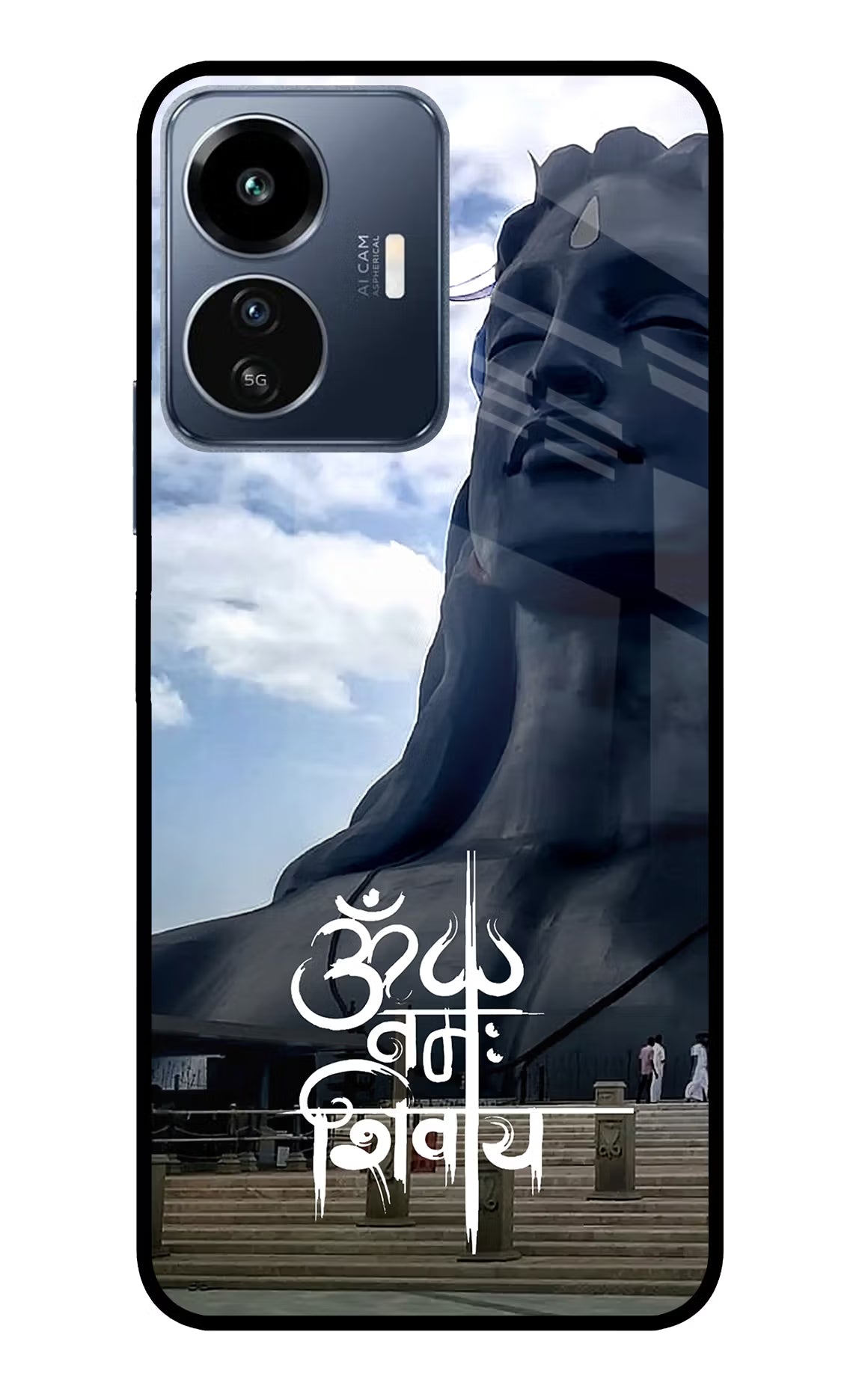 Om Namah Shivay IQOO Z6 Lite 5G Glass Case - Om Namah Shivay IQOO Z6 Lite 5G Glass Case Om Namah Shivay IQOO Z6 Lite 5G Glass Case