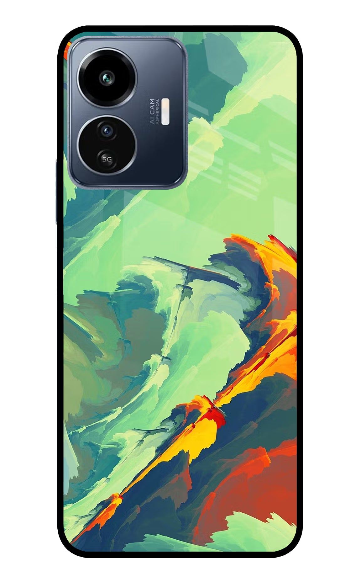 Paint Art IQOO Z6 Lite 5G Glass Case - Paint Art IQOO Z6 Lite 5G Glass Case Paint Art IQOO Z6 Lite 5G Glass Case