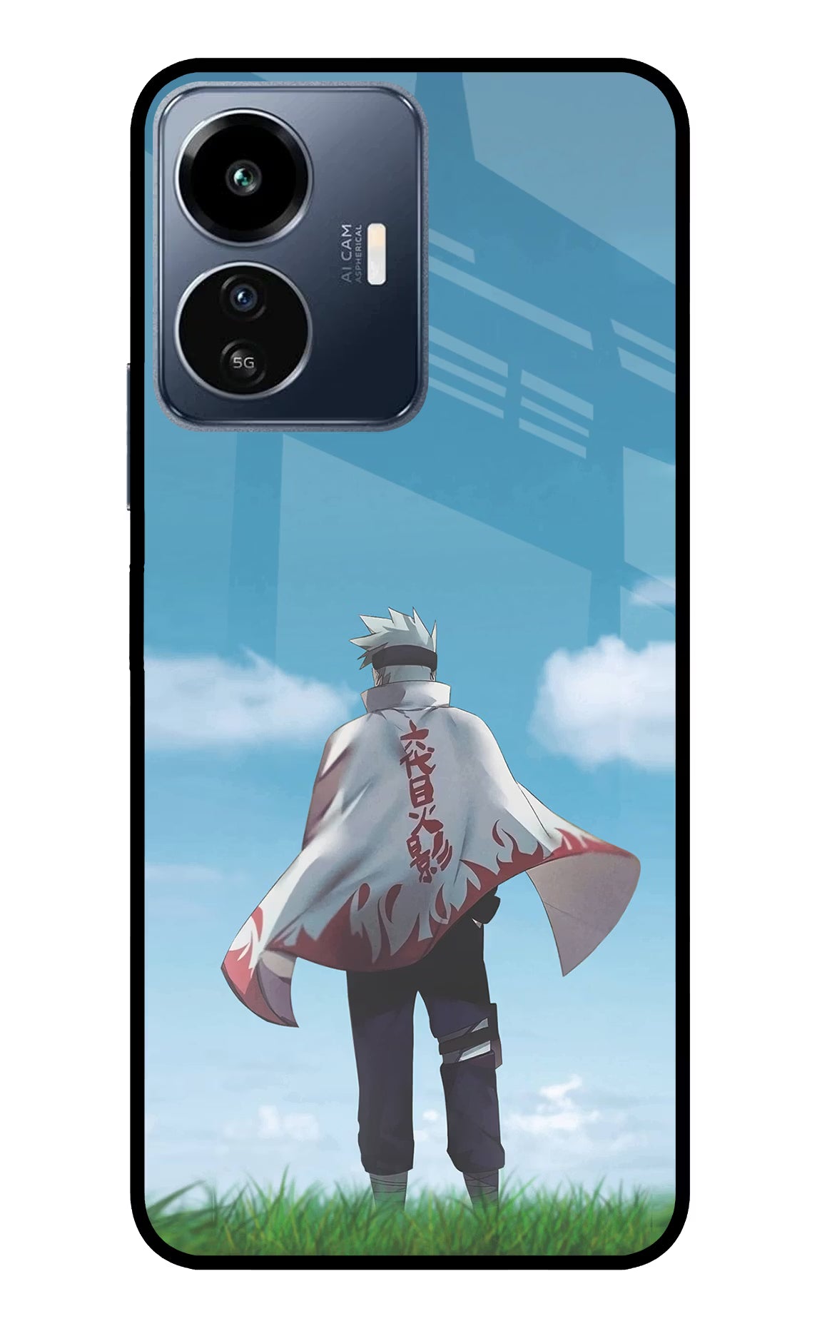 Kakashi IQOO Z6 Lite 5G Glass Case - Kakashi IQOO Z6 Lite 5G Glass Case Kakashi IQOO Z6 Lite 5G Glass Case