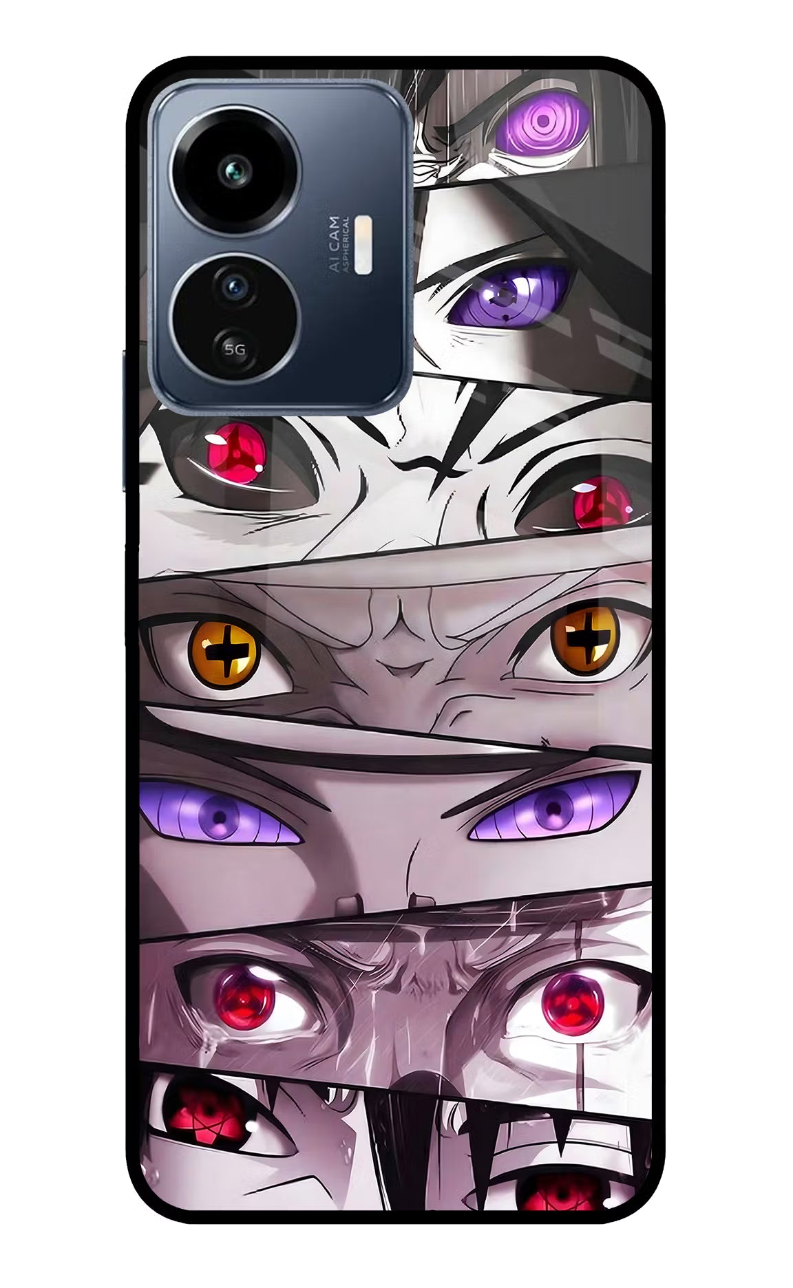 Naruto Anime IQOO Z6 Lite 5G Glass Case - Naruto Anime IQOO Z6 Lite 5G Glass Case Naruto Anime IQOO Z6 Lite 5G Glass Case