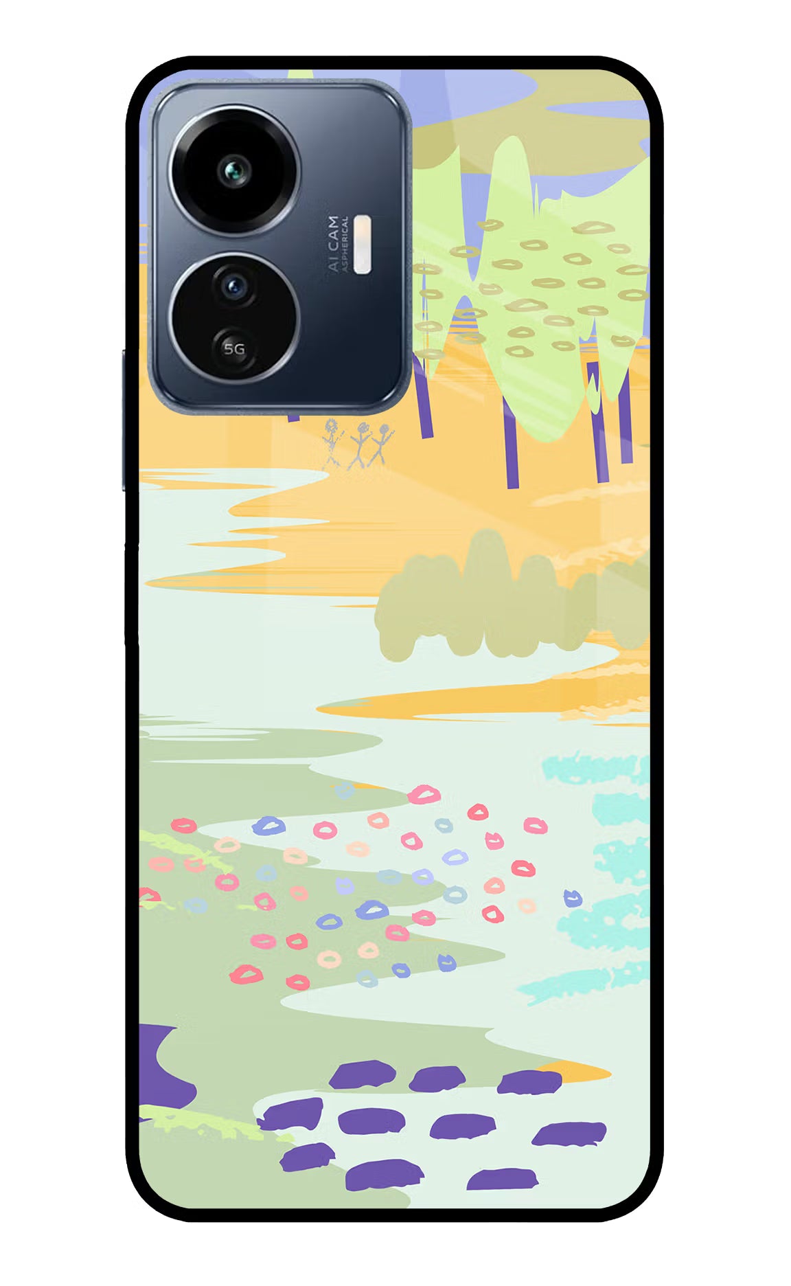 Scenery IQOO Z6 Lite 5G Glass Case - Scenery IQOO Z6 Lite 5G Glass Case Scenery IQOO Z6 Lite 5G Glass Case