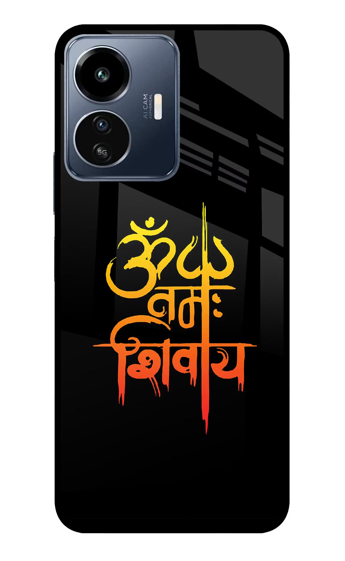 Om Namah Shivay IQOO Z6 Lite 5G Glass Case - Om Namah Shivay IQOO Z6 Lite 5G Glass Case Om Namah Shivay IQOO Z6 Lite 5G Glass Case