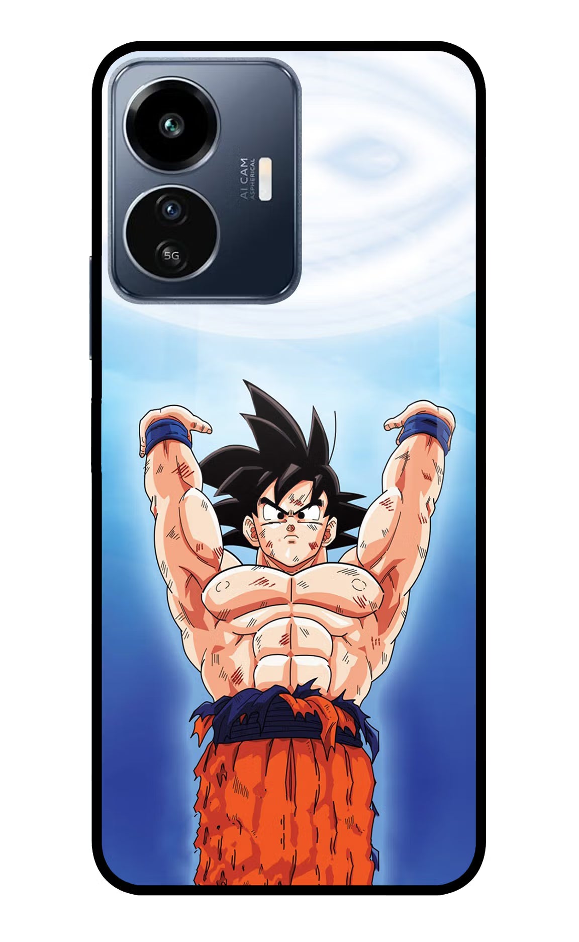 Goku Power IQOO Z6 Lite 5G Glass Case - Goku Power IQOO Z6 Lite 5G Glass Case Goku Power IQOO Z6 Lite 5G Glass Case