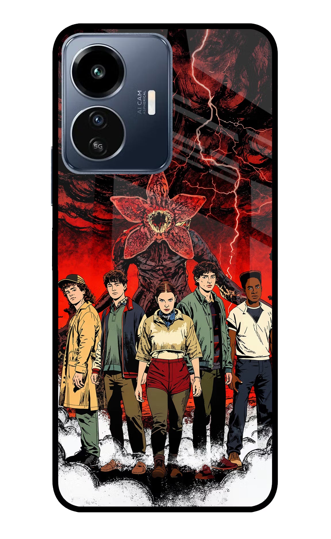 Ordinary Things Characters IQOO Z6 Lite 5G Back Cover - Ordinary Things Characters IQOO Z6 Lite 5G Glass Case Back Cover by Casekaro Ordinary Things Characters IQOO Z6 Lite 5G Glass Case Back Cover by Casekaro
