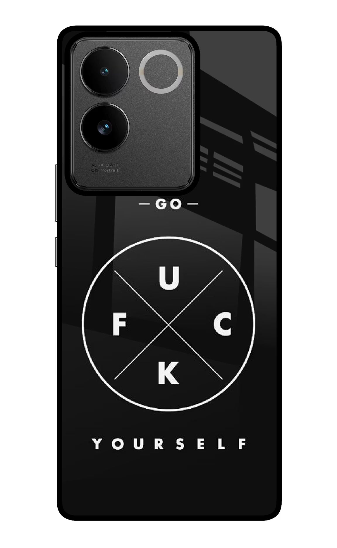 Go Fuck Yourself IQOO Z7 Pro 5G Glass Case - Go Fuck Yourself IQOO Z7 Pro 5G Glass Case Go Fuck Yourself IQOO Z7 Pro 5G Glass Case