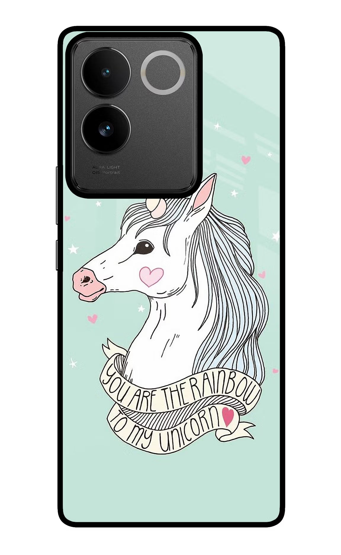 Unicorn Wallpaper IQOO Z7 Pro 5G Glass Case - Unicorn Wallpaper IQOO Z7 Pro 5G Glass Case Unicorn Wallpaper IQOO Z7 Pro 5G Glass Case