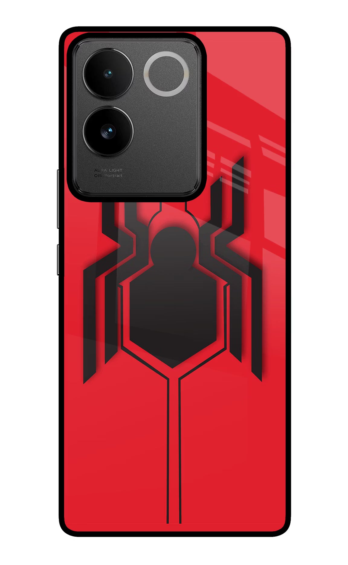 Spider IQOO Z7 Pro 5G Glass Case - Spider IQOO Z7 Pro 5G Glass Case Spider IQOO Z7 Pro 5G Glass Case