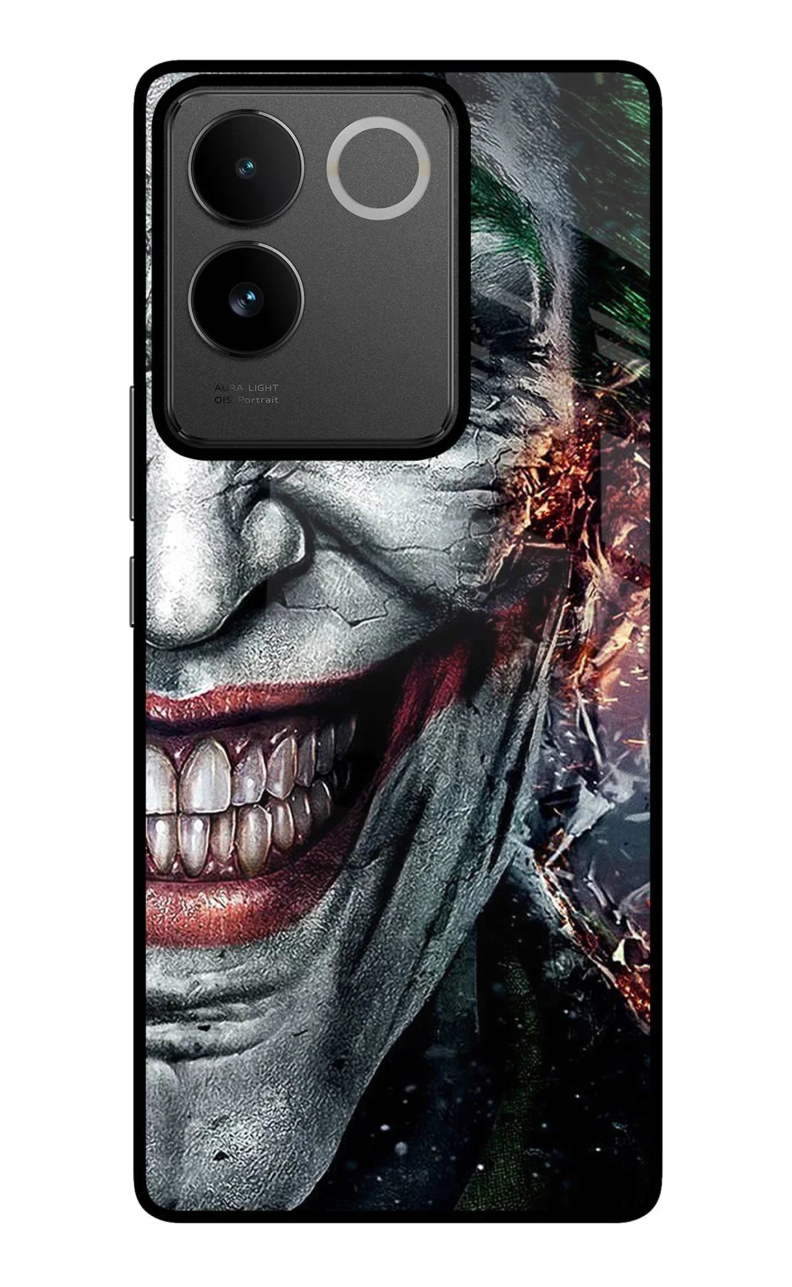 Joker Cam IQOO Z7 Pro 5G Glass Case - Joker Cam IQOO Z7 Pro 5G Glass Case Joker Cam IQOO Z7 Pro 5G Glass Case