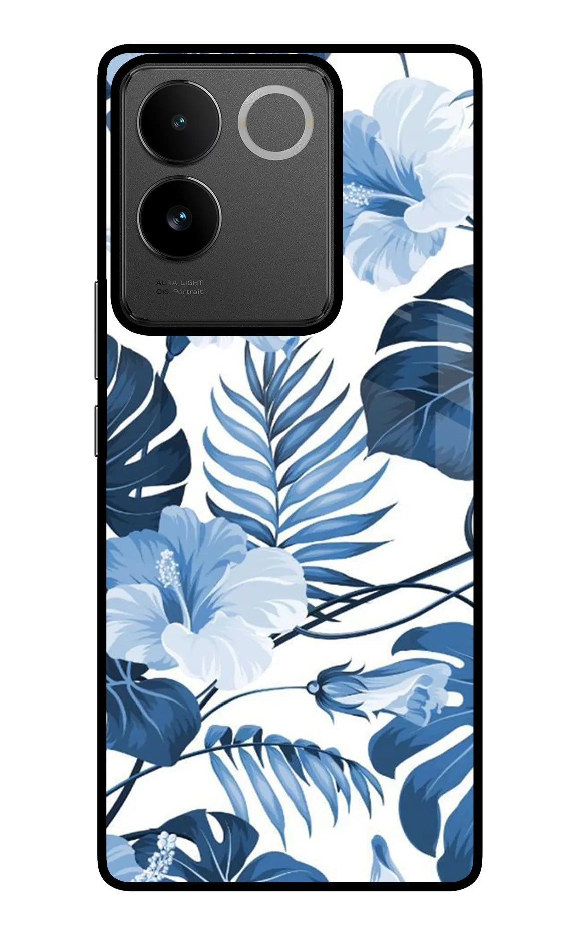 Fabric Art IQOO Z7 Pro 5G Glass Case - Fabric Art IQOO Z7 Pro 5G Glass Case Fabric Art IQOO Z7 Pro 5G Glass Case