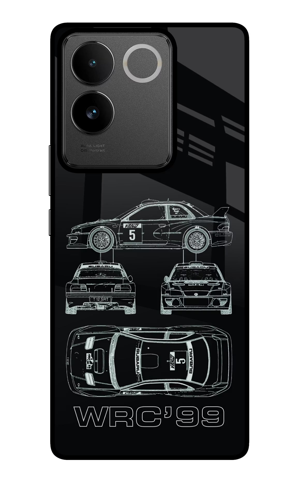 WRC'99 IQOO Z7 Pro 5G Glass Case - WRC'99 IQOO Z7 Pro 5G Glass Case WRC'99 IQOO Z7 Pro 5G Glass Case