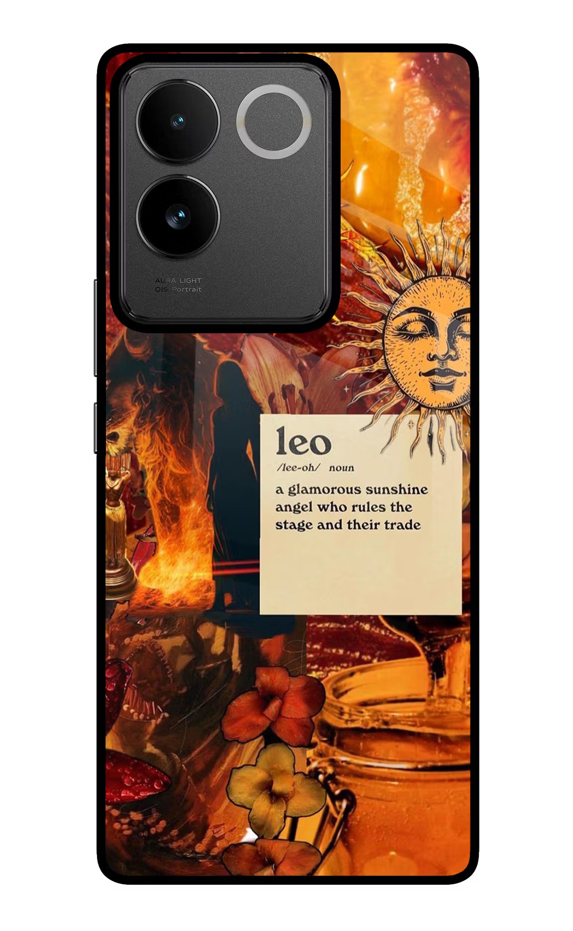 Leo Zodiac IQOO Z7 Pro 5G Glass Case - Leo Zodiac IQOO Z7 Pro 5G Glass Case Leo Zodiac IQOO Z7 Pro 5G Glass Case