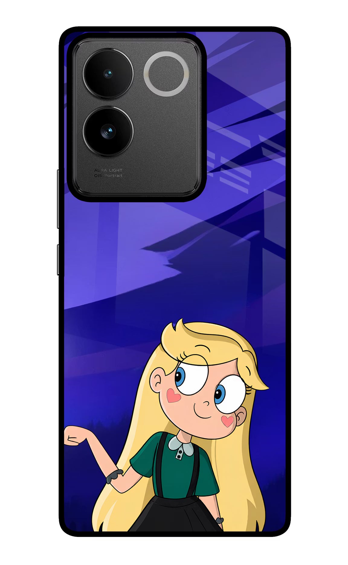 Star Glow IQOO Z7 Pro 5G Glass Case - Star Glow IQOO Z7 Pro 5G Glass Case Star Glow IQOO Z7 Pro 5G Glass Case