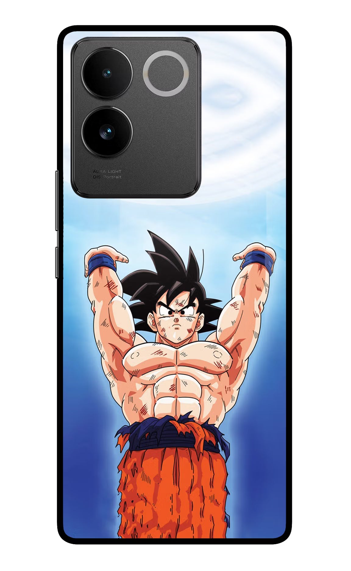 Goku Power Vivo T2 Pro 5G Glass Case - Goku Power Vivo T2 Pro 5G Glass Case Goku Power Vivo T2 Pro 5G Glass Case