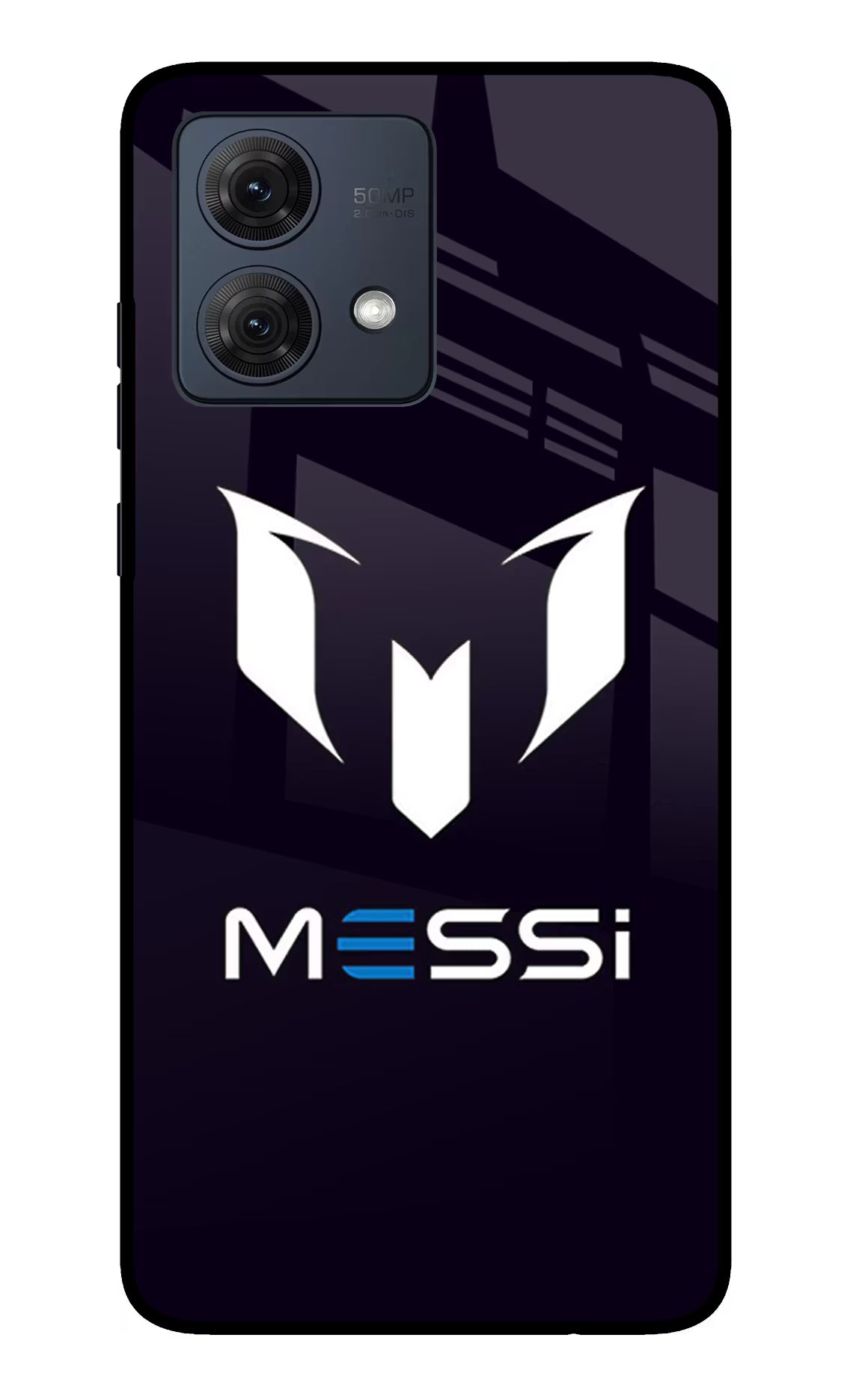 Messi Logo Moto G54 5G Glass Case Back Cover by Casekaro