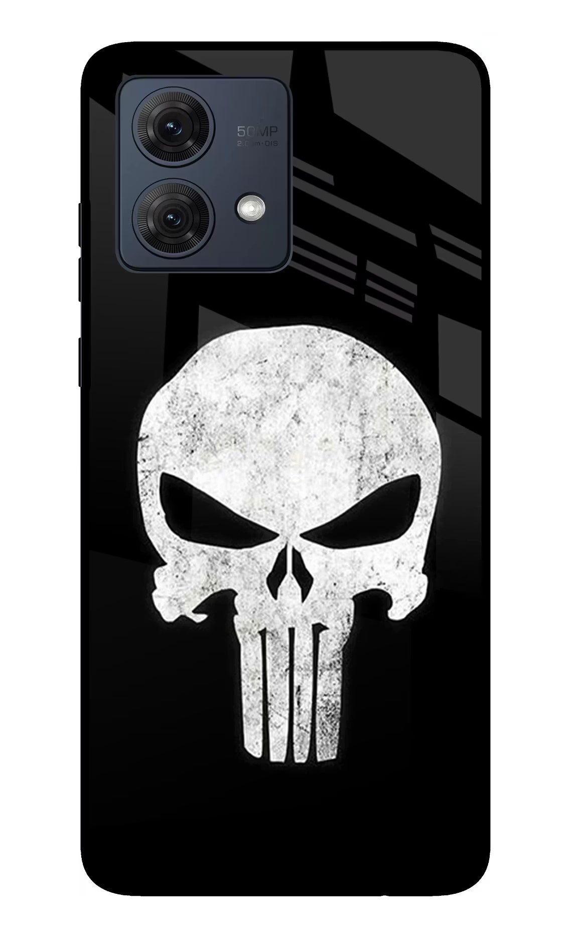 Punisher Skull Moto G54 5G Glass Case - Punisher Skull Moto G54 5G Glass Case Punisher Skull Moto G54 5G Glass Case