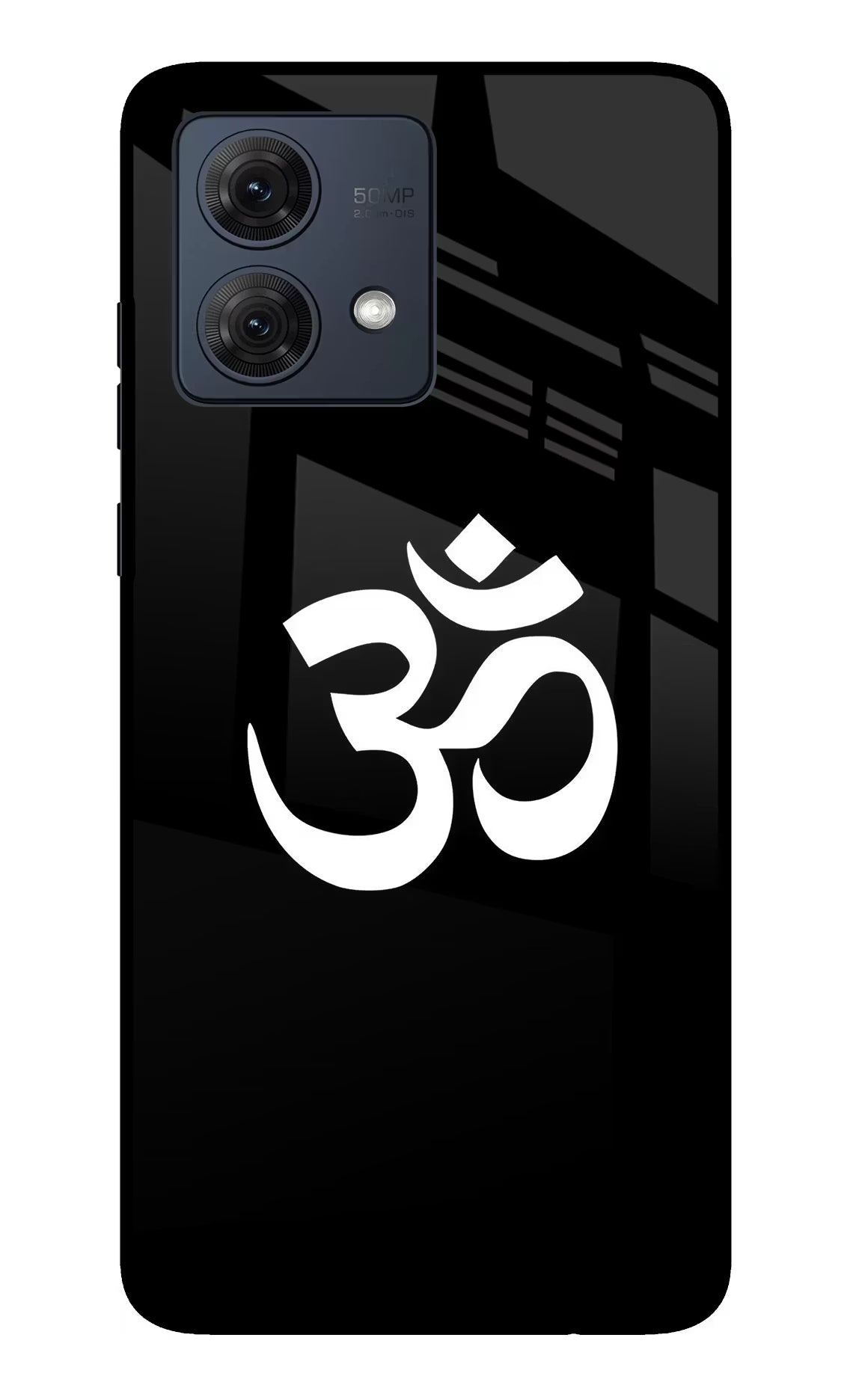 Om Moto G54 5G Glass Case Back Cover by Casekaro