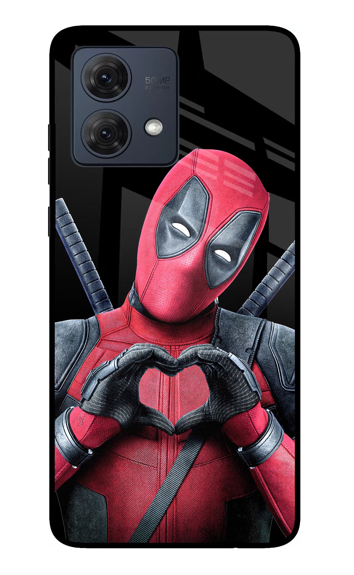 Deadpool Moto G54 5G Glass Case - Deadpool Moto G54 5G Glass Case Deadpool Moto G54 5G Glass Case