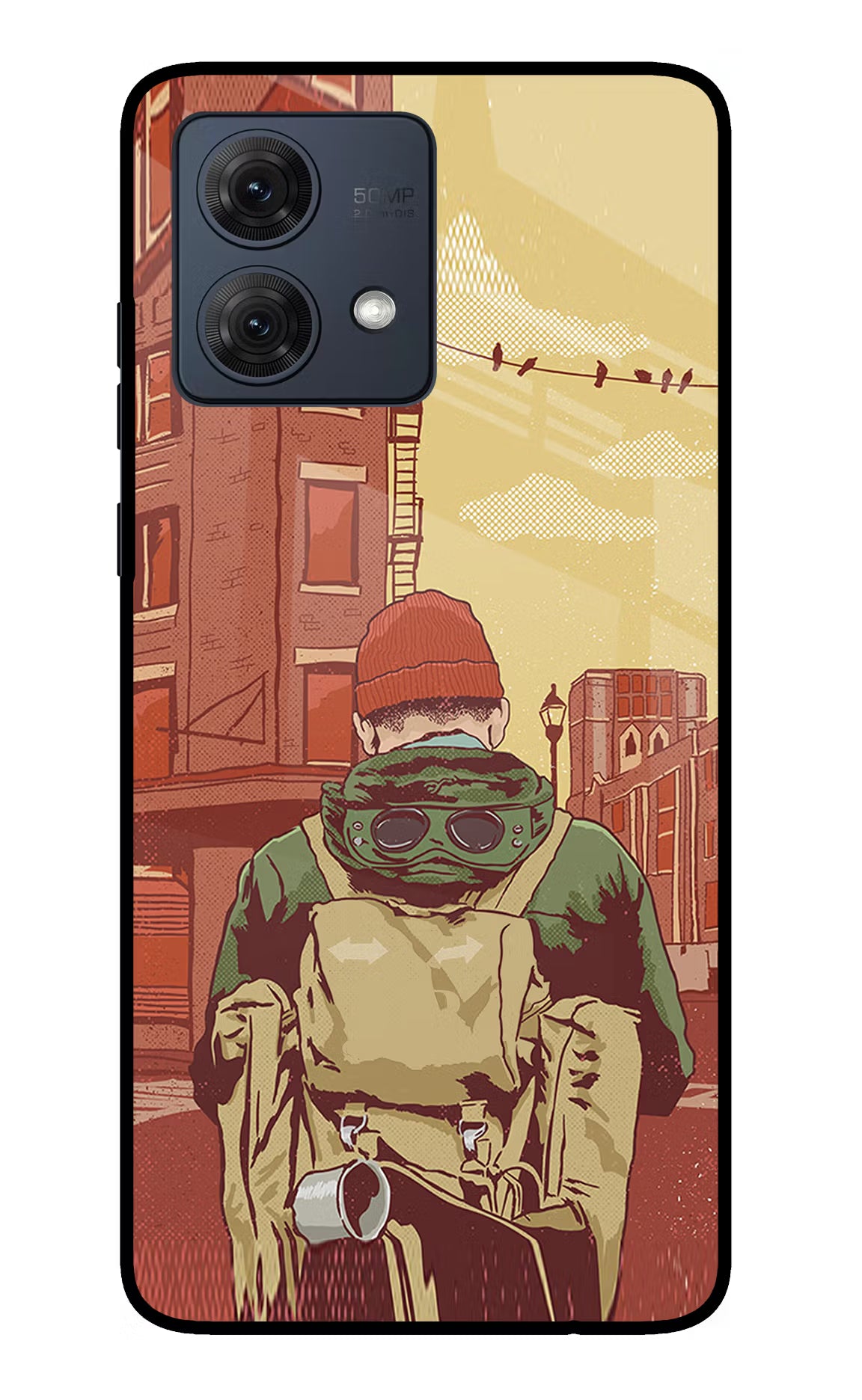 Adventurous Moto G54 5G Glass Case - Adventurous Moto G54 5G Glass Case Adventurous Moto G54 5G Glass Case