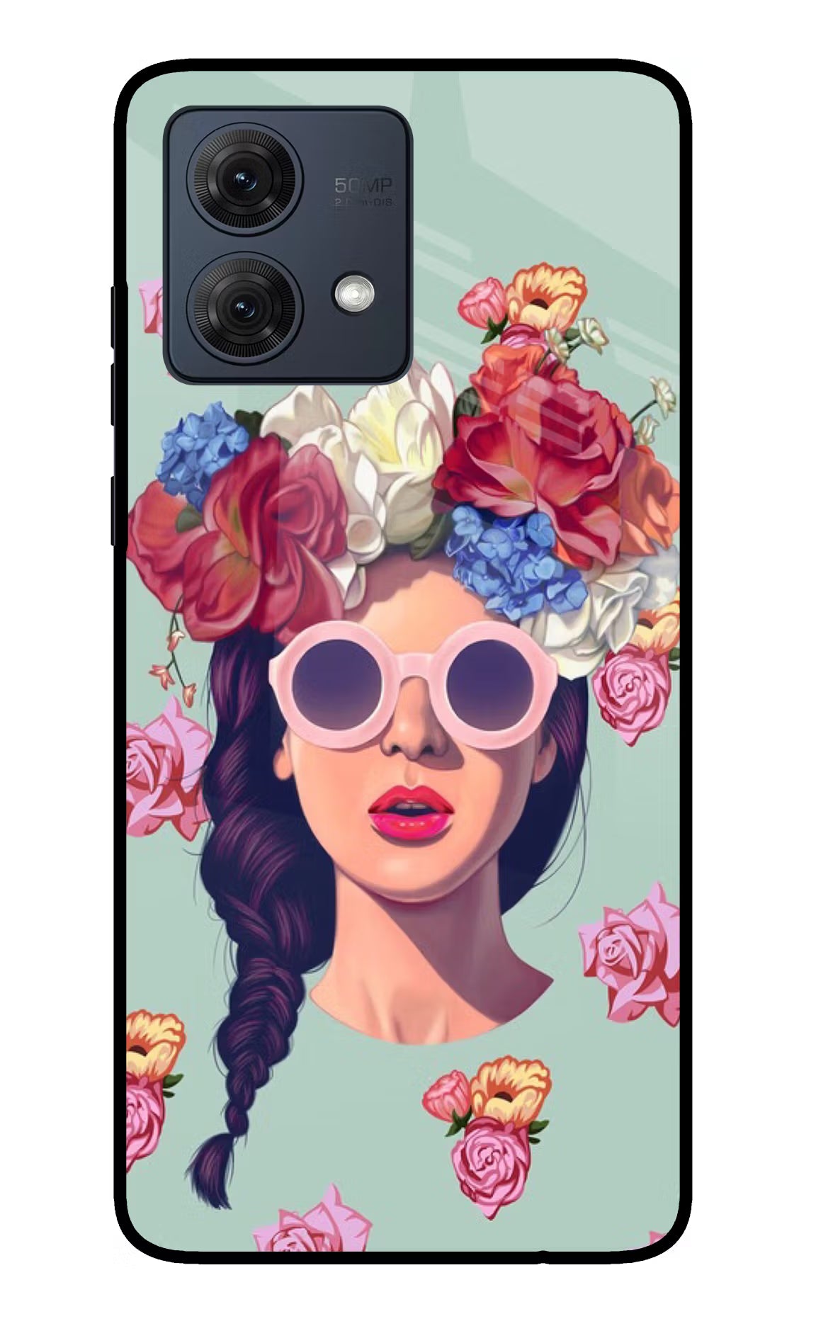 Pretty Girl Moto G54 5G Glass Case - Pretty Girl Moto G54 5G Glass Case Pretty Girl Moto G54 5G Glass Case