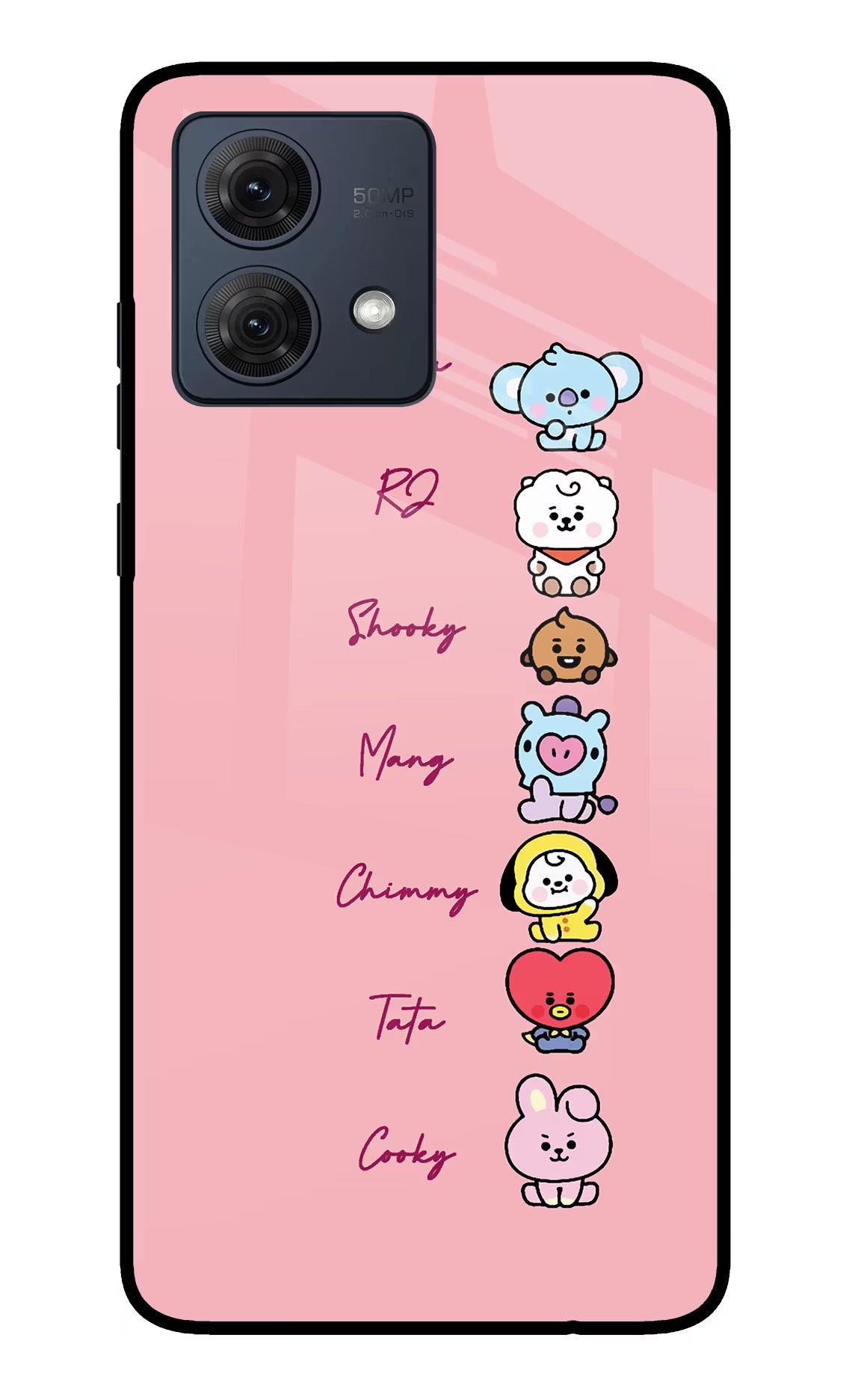 BTS names Moto G54 5G Glass Case - BTS names Moto G54 5G Glass Case BTS names Moto G54 5G Glass Case