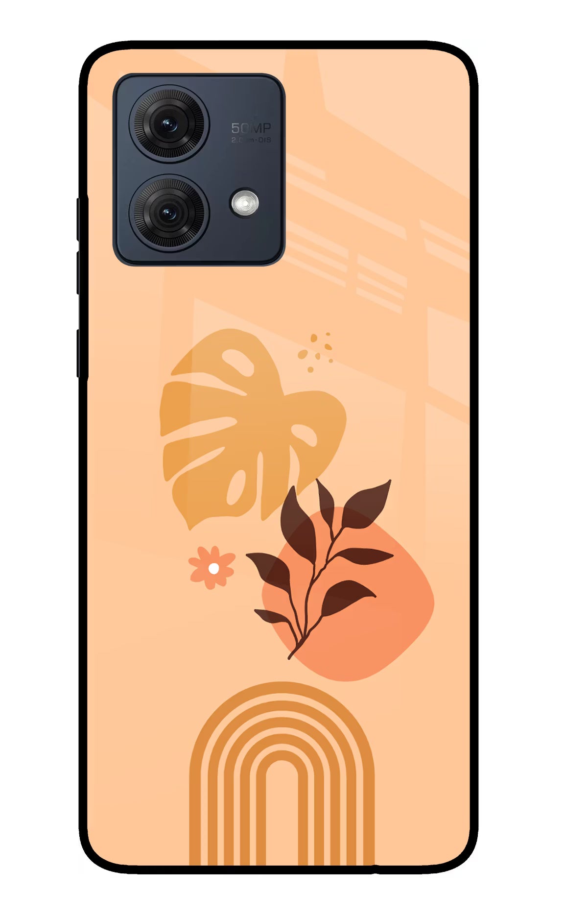 Bohemian Art Moto G54 5G Glass Case Back Cover by Casekaro