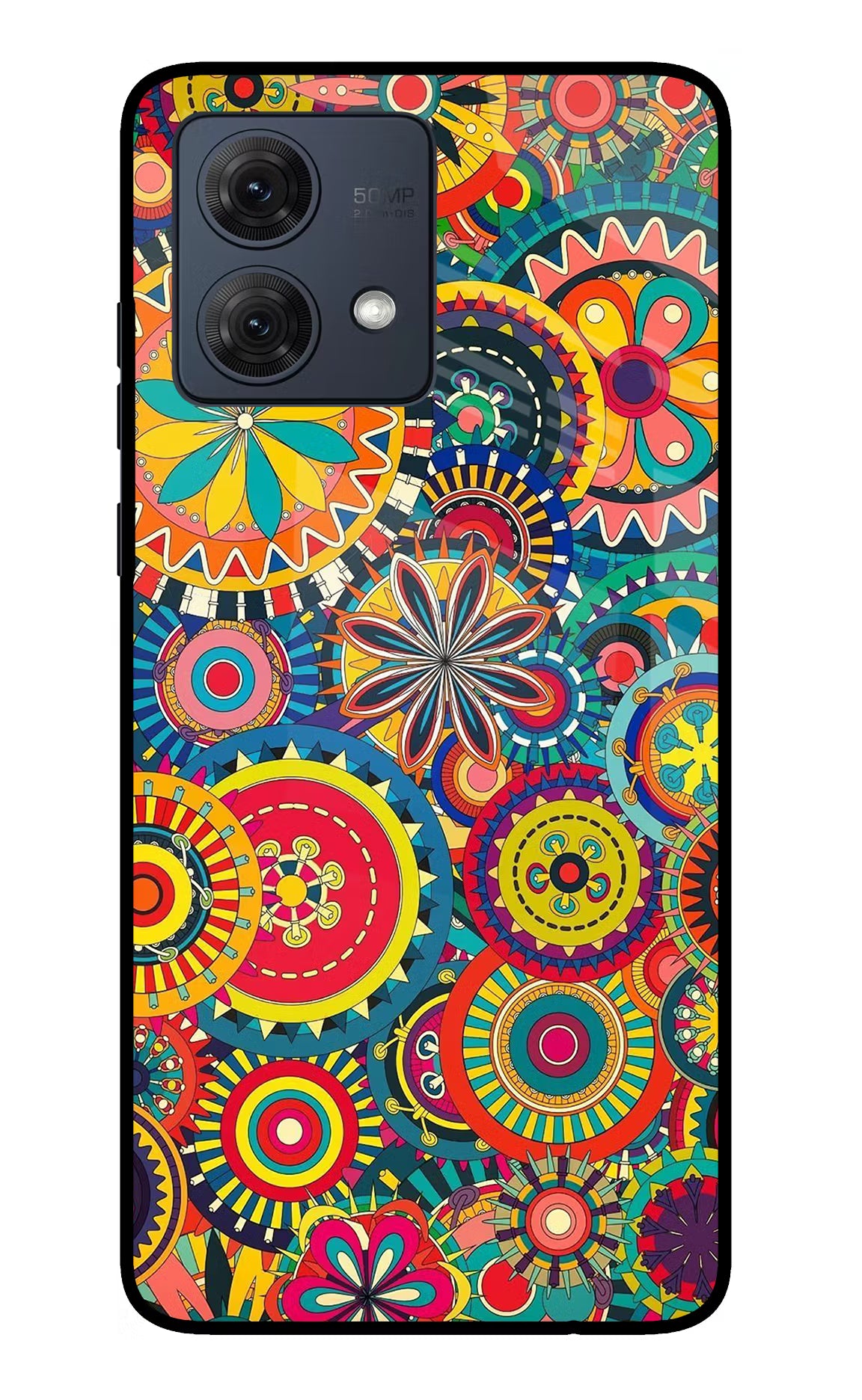 Gol Gol Art Moto G54 5G Glass Case Back Cover by Casekaro