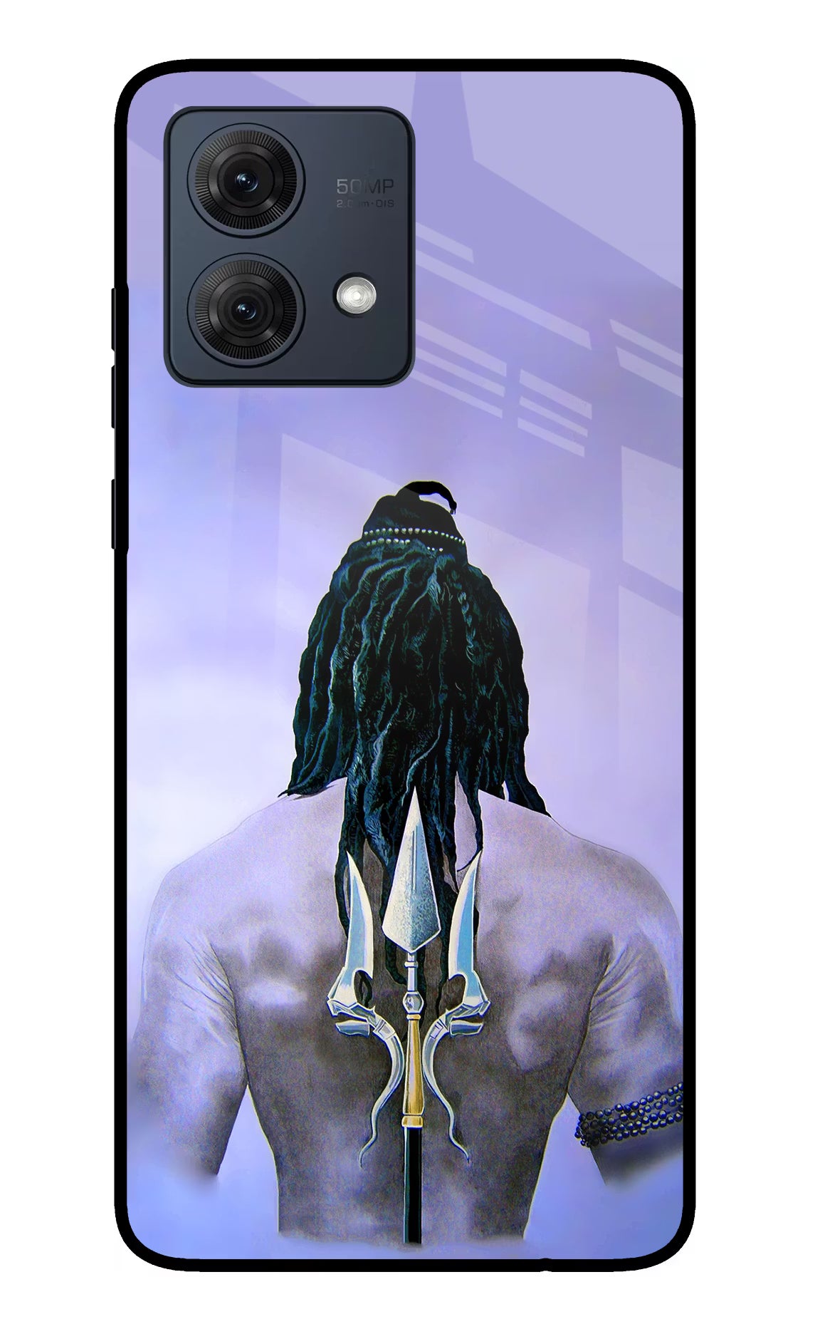 Shiva Moto G54 5G Glass Case Back Cover by Casekaro