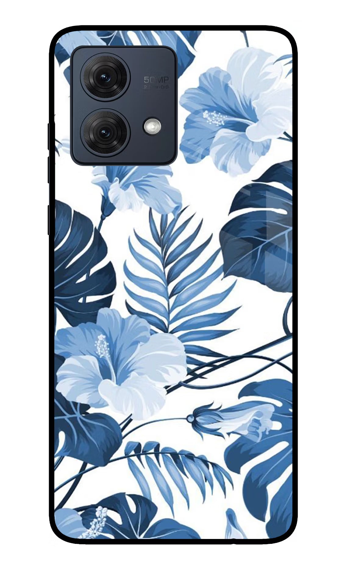 Fabric Art Moto G54 5G Glass Case - Fabric Art Moto G54 5G Glass Case Fabric Art Moto G54 5G Glass Case