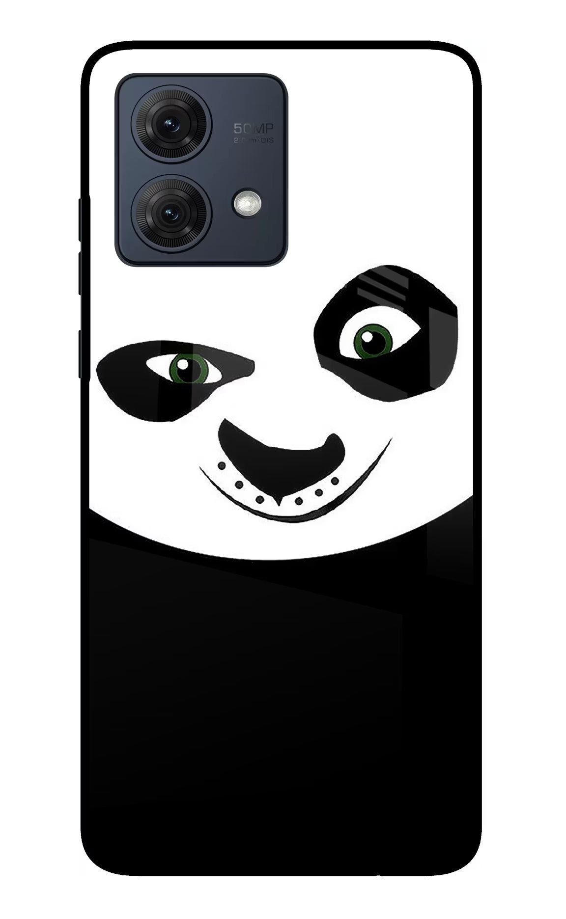 Panda Moto G84 5G Back Cover - Panda Moto G84 5G Glass Case Back Cover by Casekaro Panda Moto G84 5G Glass Case Back Cover by Casekaro