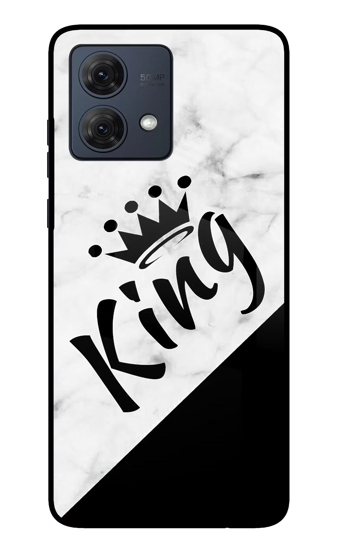 King Moto G84 5G Glass Case - King Moto G84 5G Glass Case King Moto G84 5G Glass Case