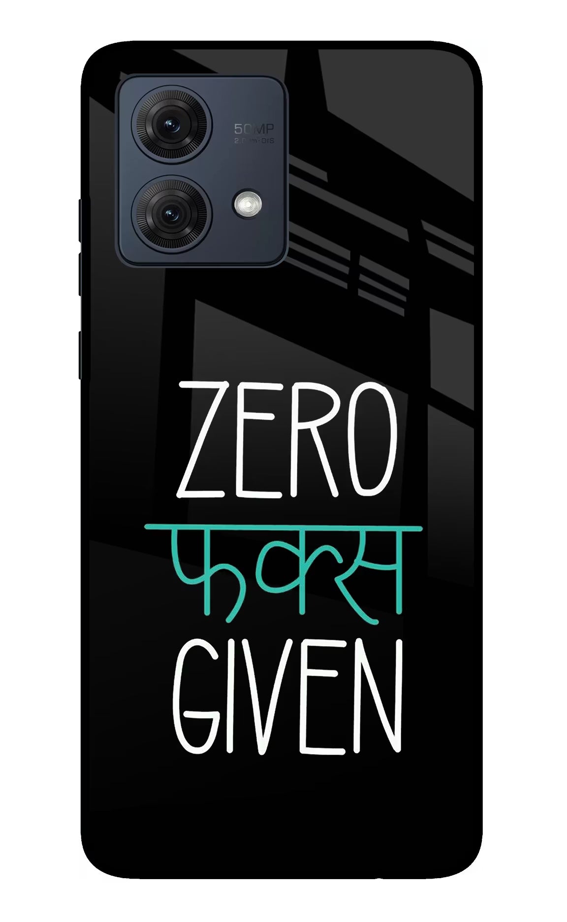 Zero Fucks Given Moto G84 5G Glass Case - Zero Fucks Given Moto G84 5G Glass Case Zero Fucks Given Moto G84 5G Glass Case