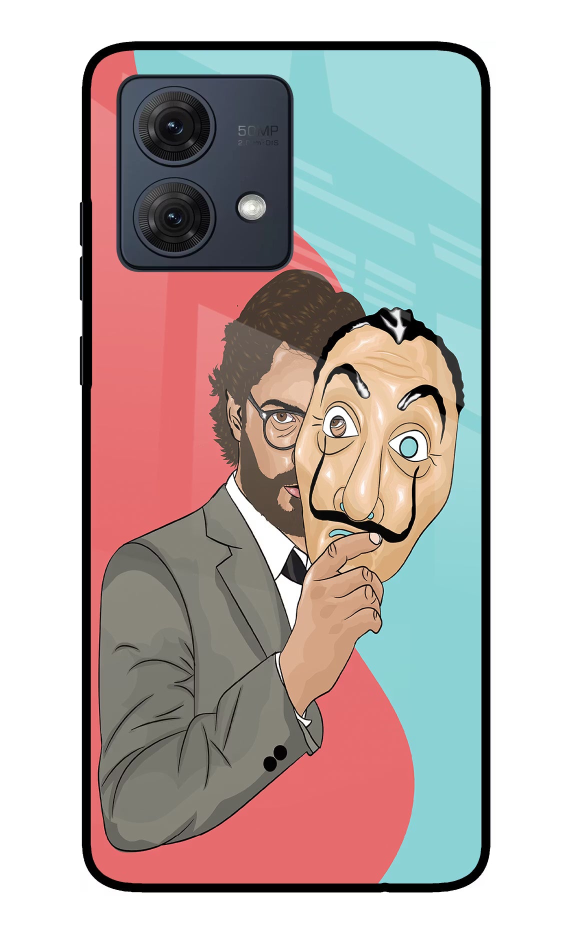 Professor Moto G84 5G Back Cover - Professor Moto G84 5G Glass Case Back Cover by Casekaro Professor Moto G84 5G Glass Case Back Cover by Casekaro