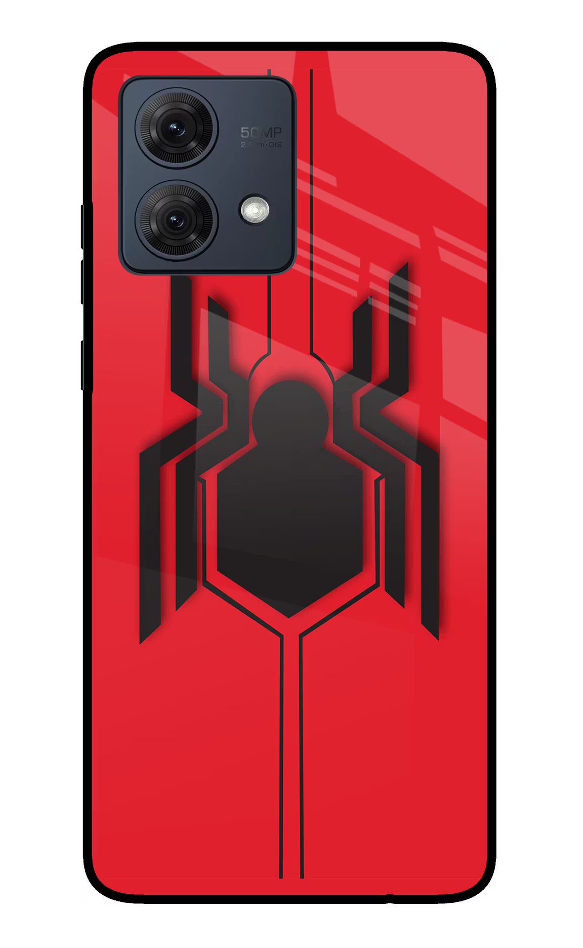 Spider Moto G84 5G Glass Case - Spider Moto G84 5G Glass Case Spider Moto G84 5G Glass Case