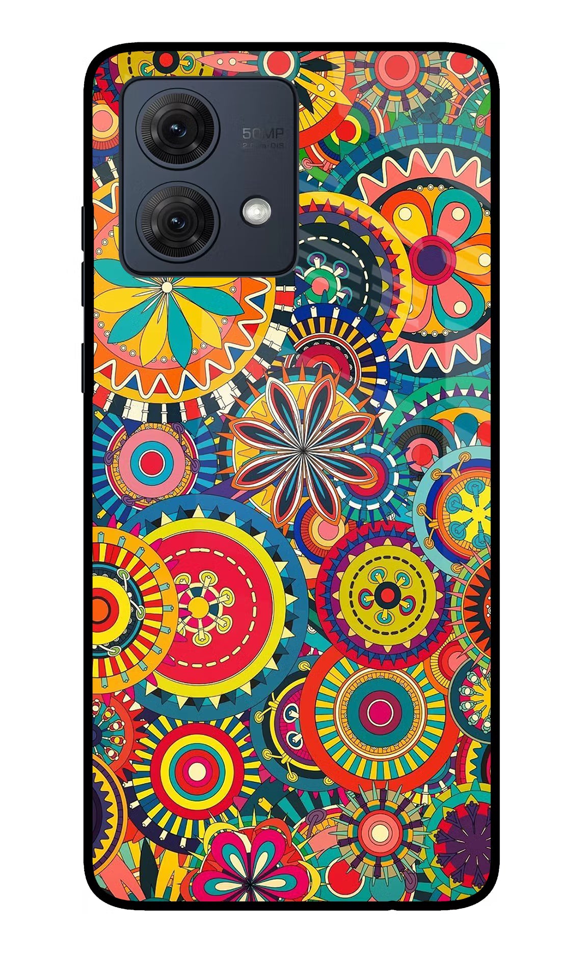 Gol Gol Art Moto G84 5G Back Cover - Gol Gol Art Moto G84 5G Glass Case Back Cover by Casekaro Gol Gol Art Moto G84 5G Glass Case Back Cover by Casekaro