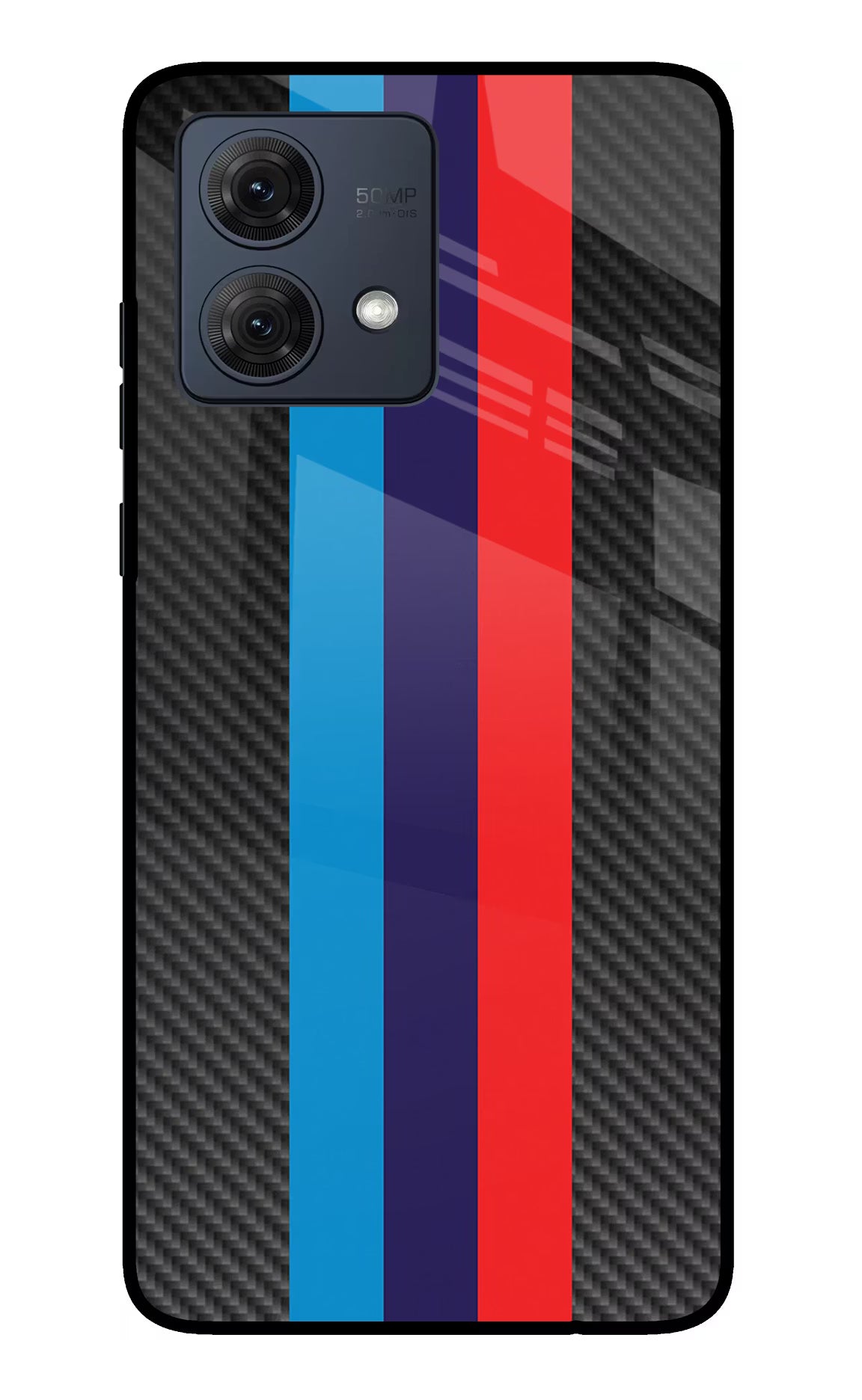 BMW Stripes Pattern Moto G84 5G Glass Case - BMW Stripes Pattern Moto G84 5G Glass Case BMW Stripes Pattern Moto G84 5G Glass Case