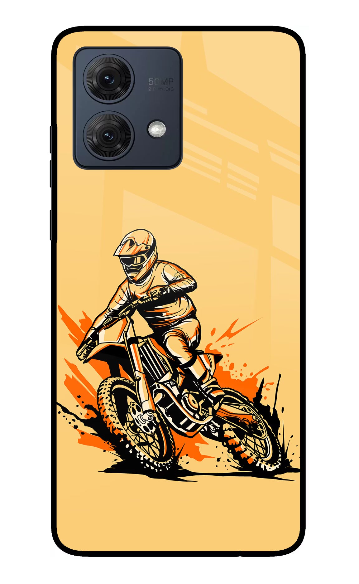 Off-Road Fury Moto G84 5G Back Cover - Off-Road Fury Moto G84 5G Glass Case Back Cover by Casekaro Off-Road Fury Moto G84 5G Glass Case Back Cover by Casekaro