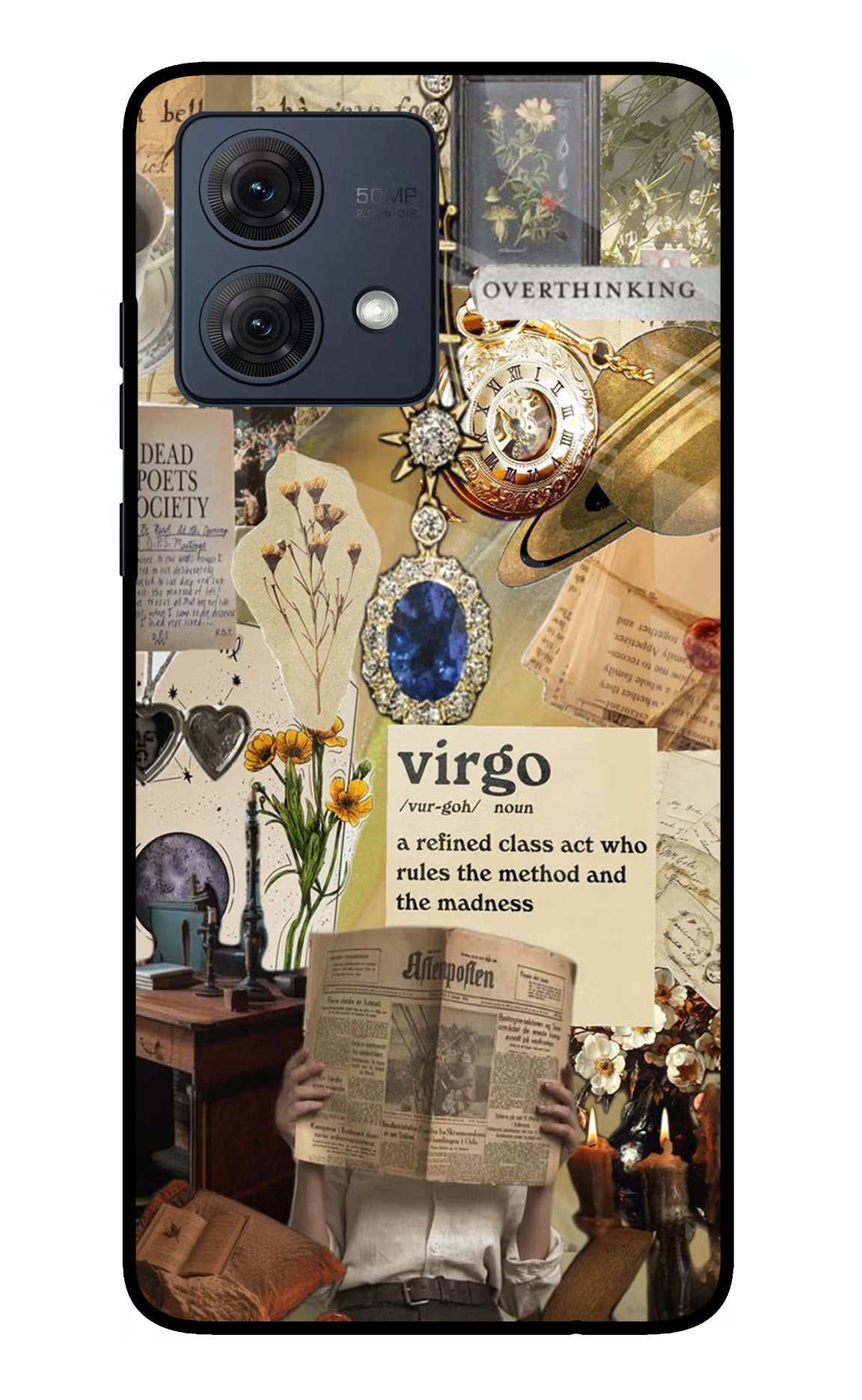 Virgo Zodiac Moto G84 5G Glass Case - Virgo Zodiac Moto G84 5G Glass Case Virgo Zodiac Moto G84 5G Glass Case