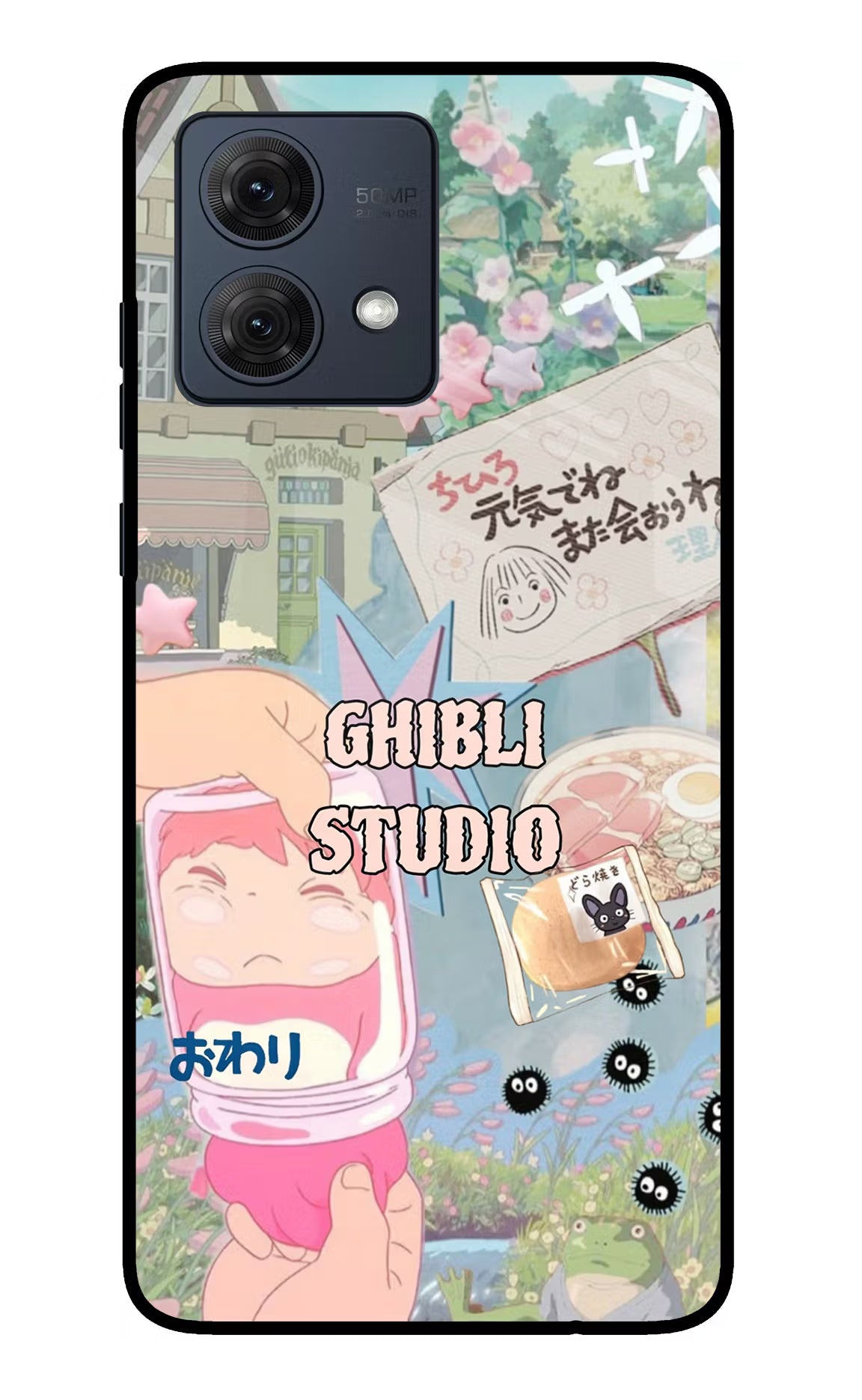 Studio Ghibli Moto G84 5G Glass Case - Studio Ghibli Moto G84 5G Glass Case Studio Ghibli Moto G84 5G Glass Case