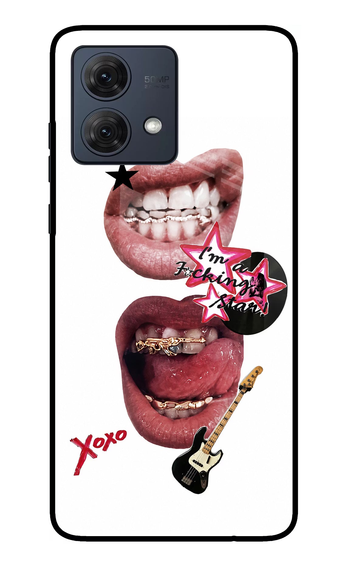 Rockstar Moto G84 5G Glass Case - Rockstar Moto G84 5G Glass Case Rockstar Moto G84 5G Glass Case