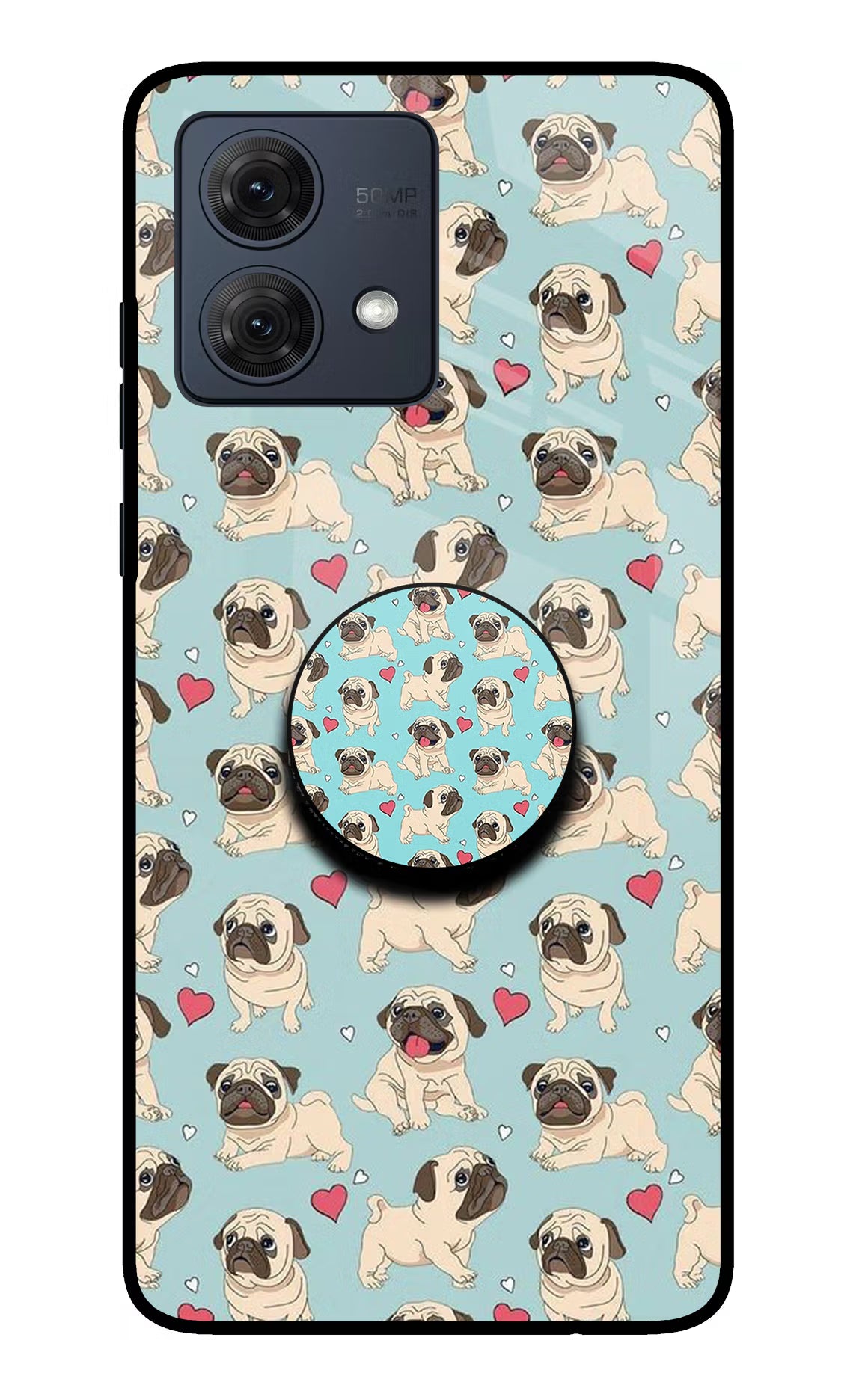 Pug Dog Moto G84 5G Pop Case by Casekaro