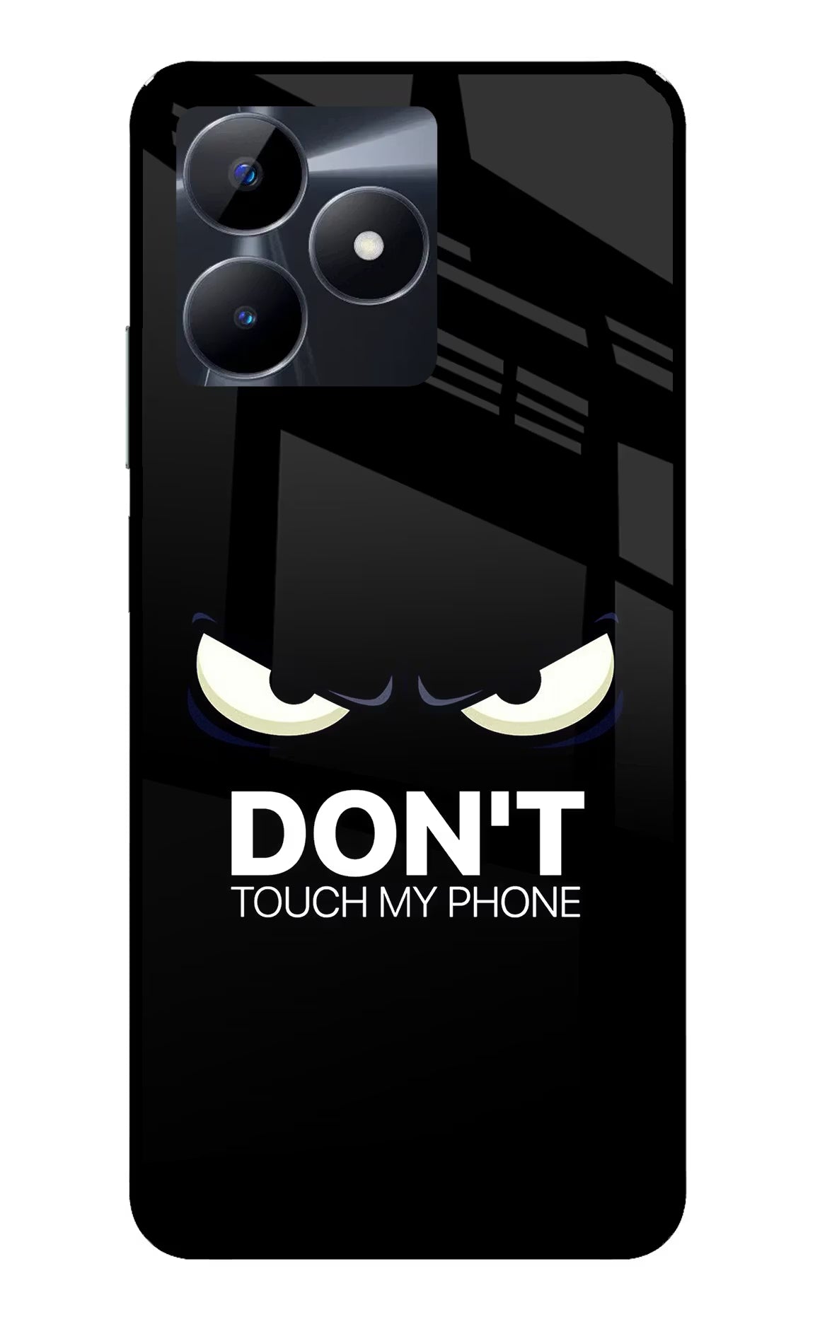Don'T Touch My Phone Realme C53 Glass Case - Don'T Touch My Phone Realme C53 Glass Case Don'T Touch My Phone Realme C53 Glass Case