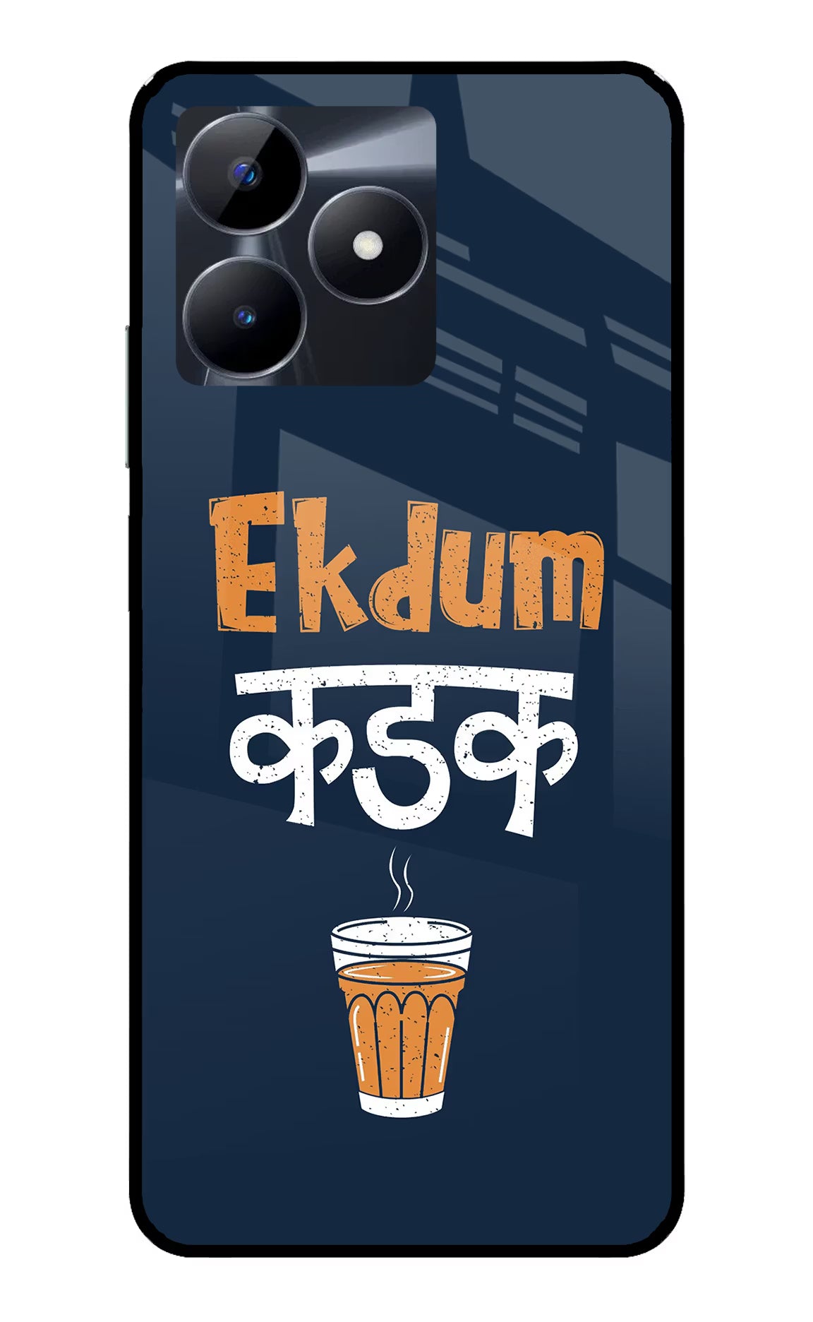 Ekdum Kadak Chai Realme C53 Glass Case - Ekdum Kadak Chai Realme C53 Glass Case Ekdum Kadak Chai Realme C53 Glass Case