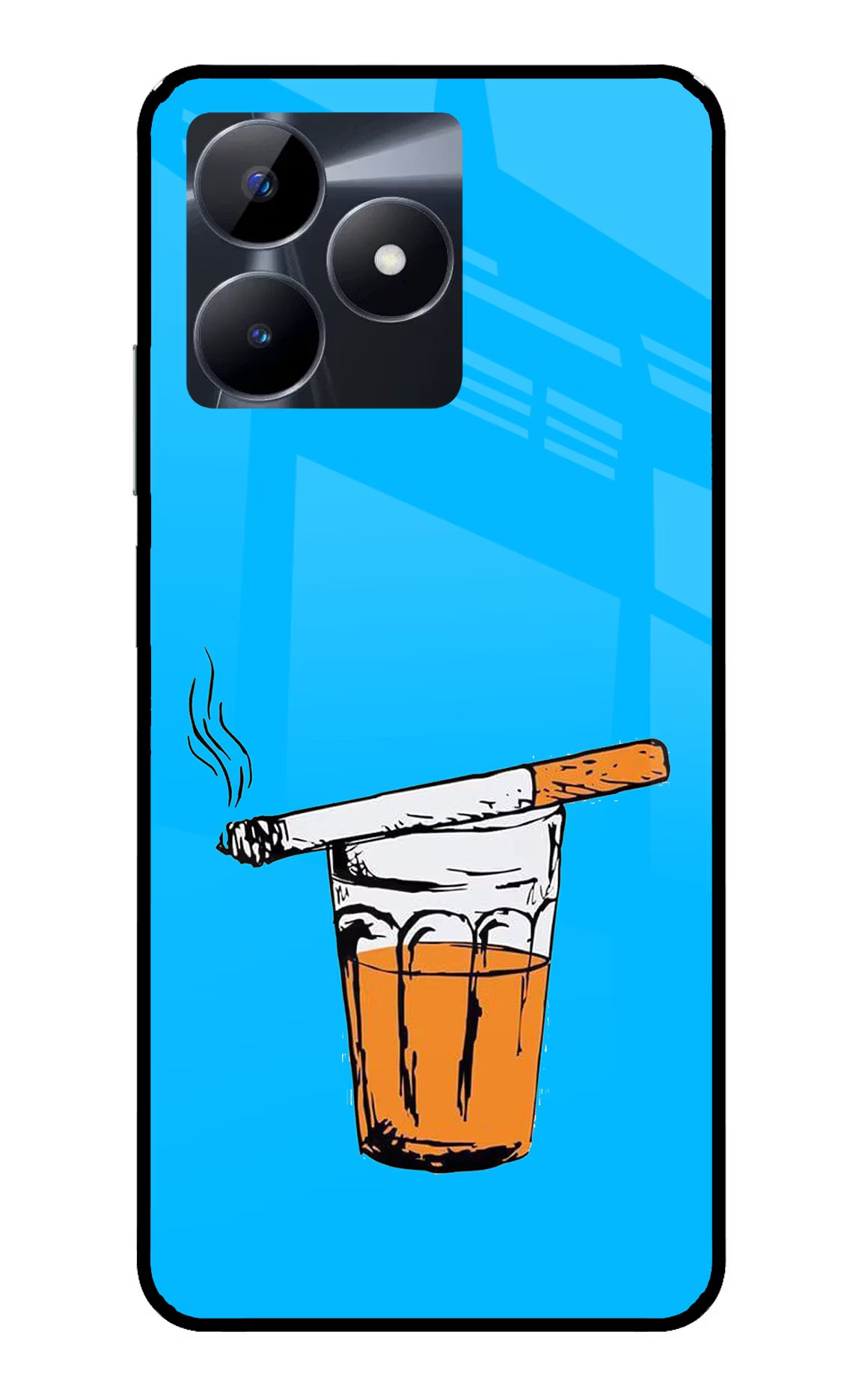 Chai Sutta Realme C53 Glass Case - Chai Sutta Realme C53 Glass Case Chai Sutta Realme C53 Glass Case