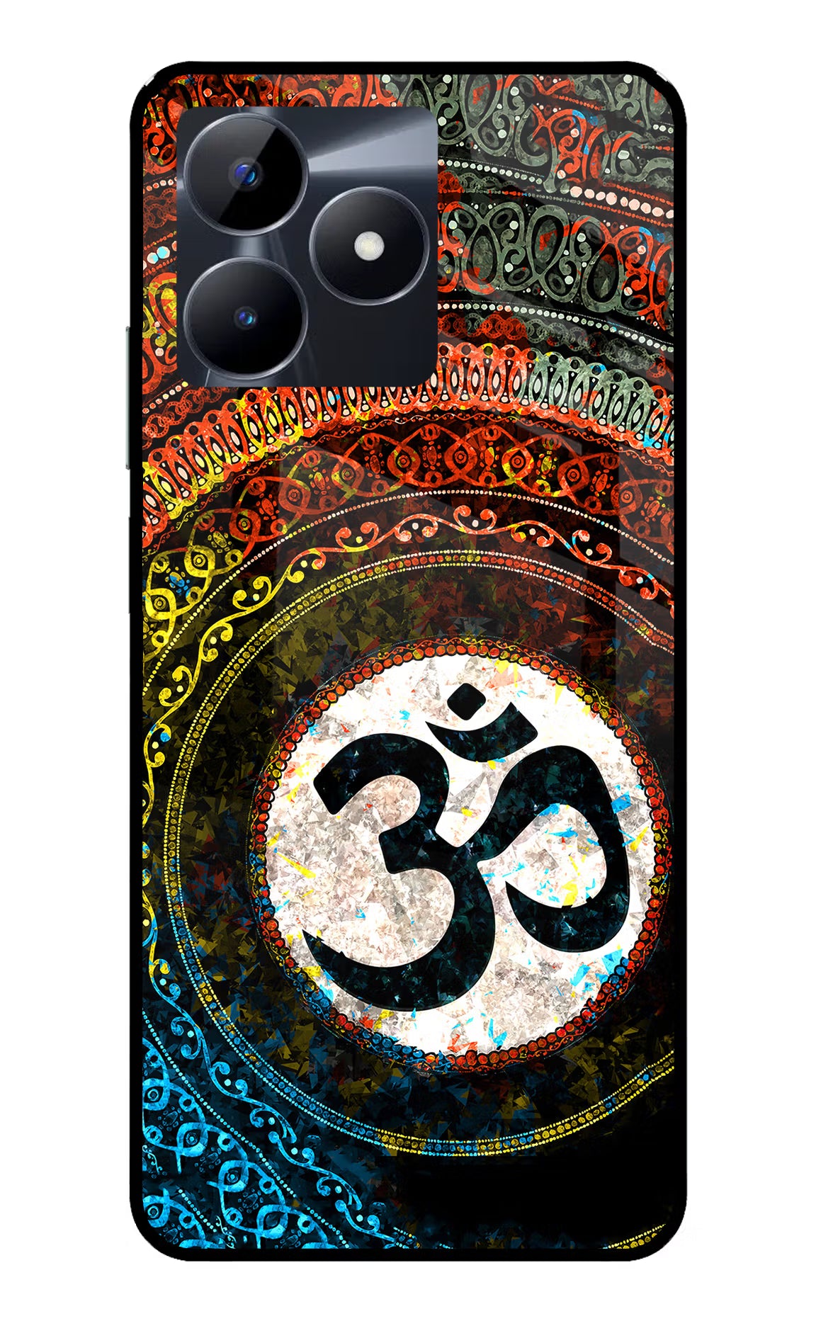 Om Cultural Realme C53 Glass Case - Om Cultural Realme C53 Glass Case Om Cultural Realme C53 Glass Case