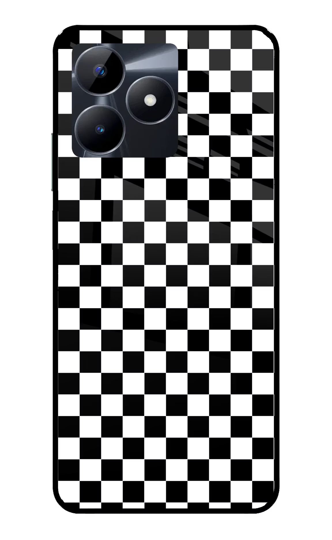 Chess Board Realme C53 Glass Case - Chess Board Realme C53 Glass Case Chess Board Realme C53 Glass Case